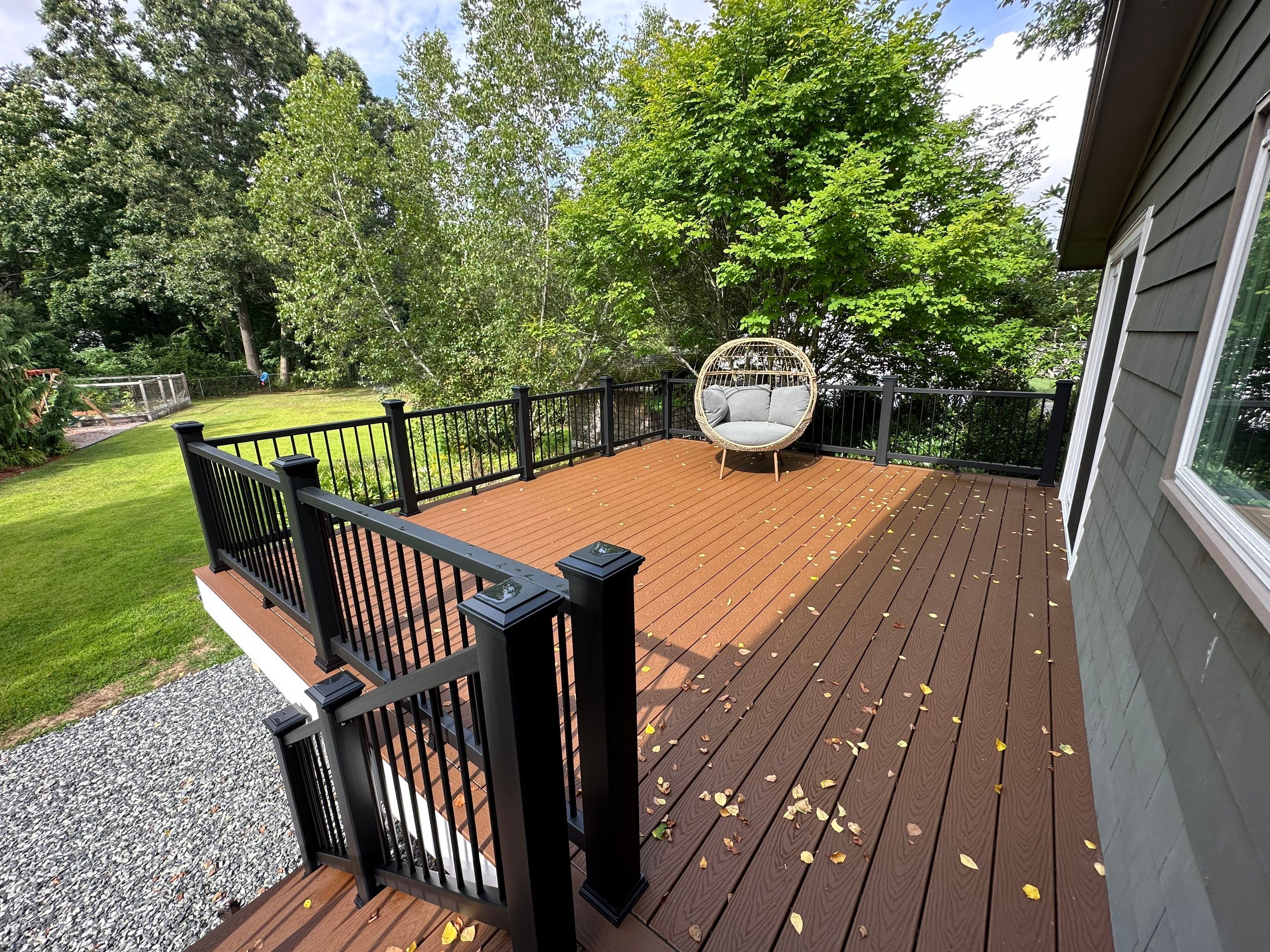 Deck built and Door with new opening in Framingham, MA by UBrothers Construction