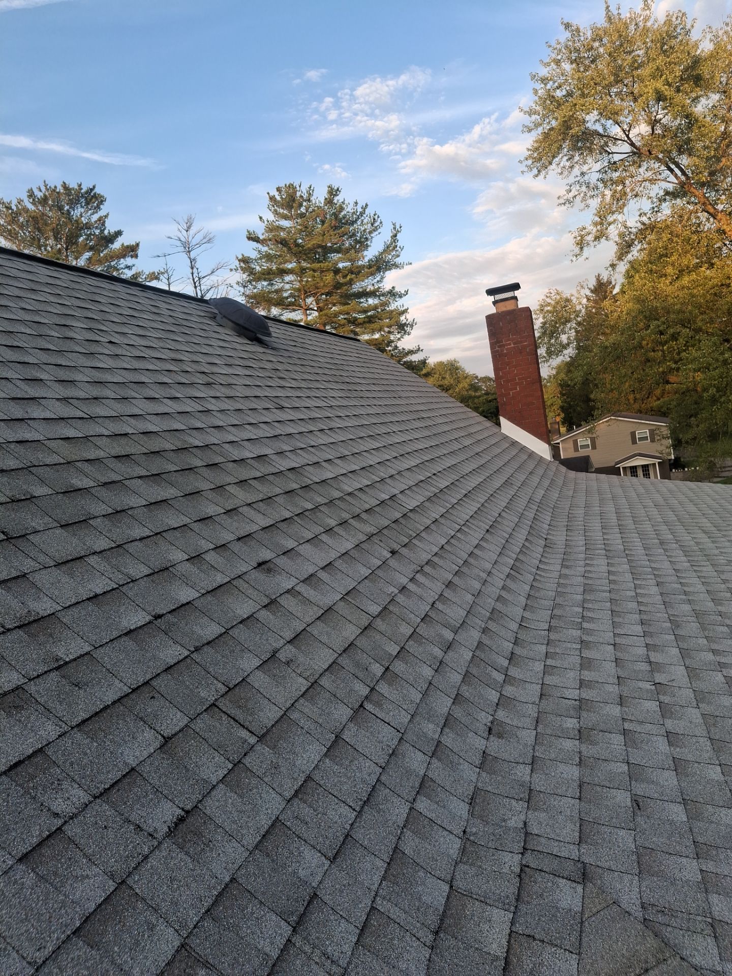 Residential Roofing Installation using GAF Timberline HDZ Fox Hollow Grey by Rainstoppers Roofing