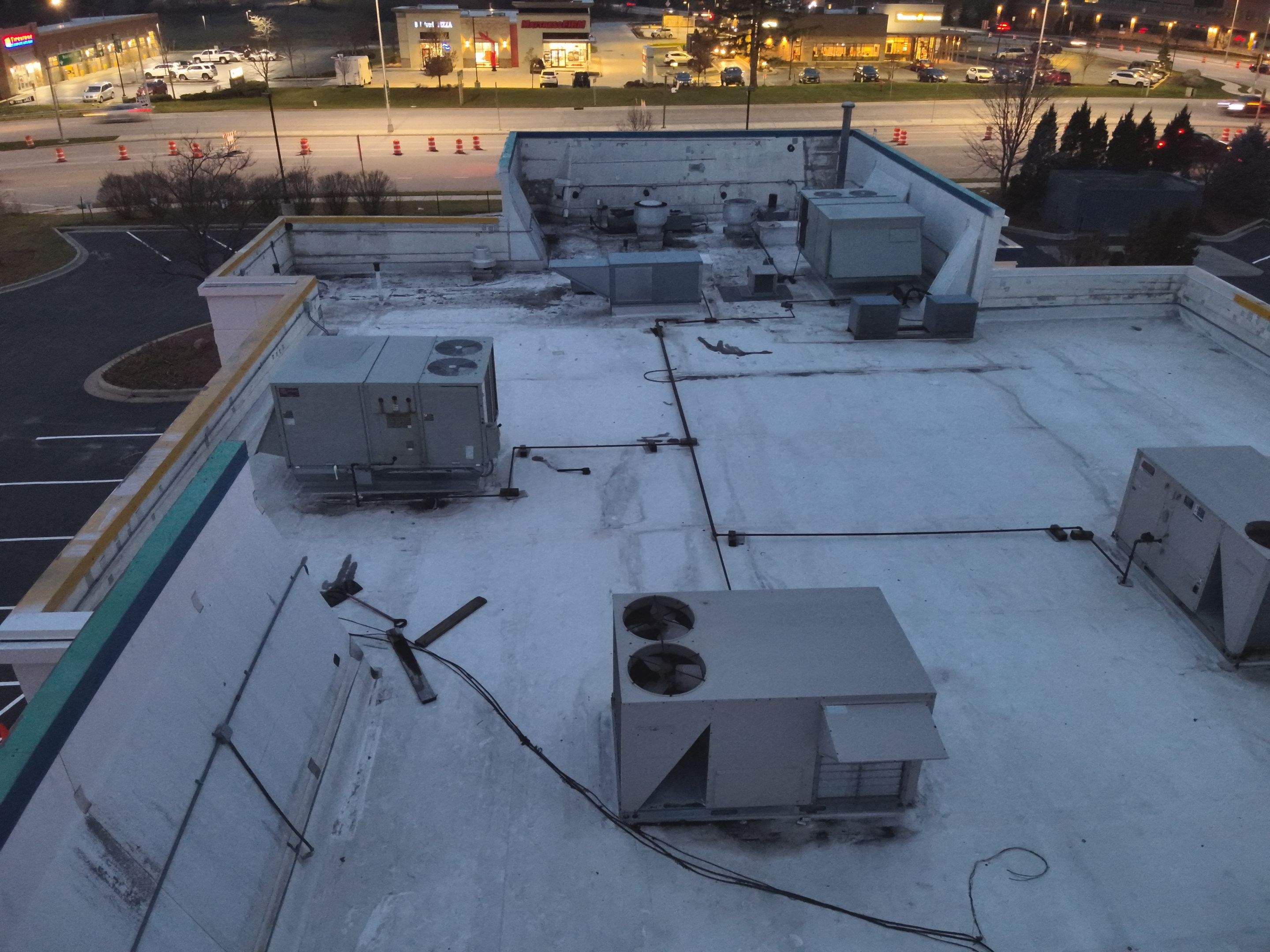 Commercial Roofing Inspection using Thermal Imaging Drone  by Stendahl Services