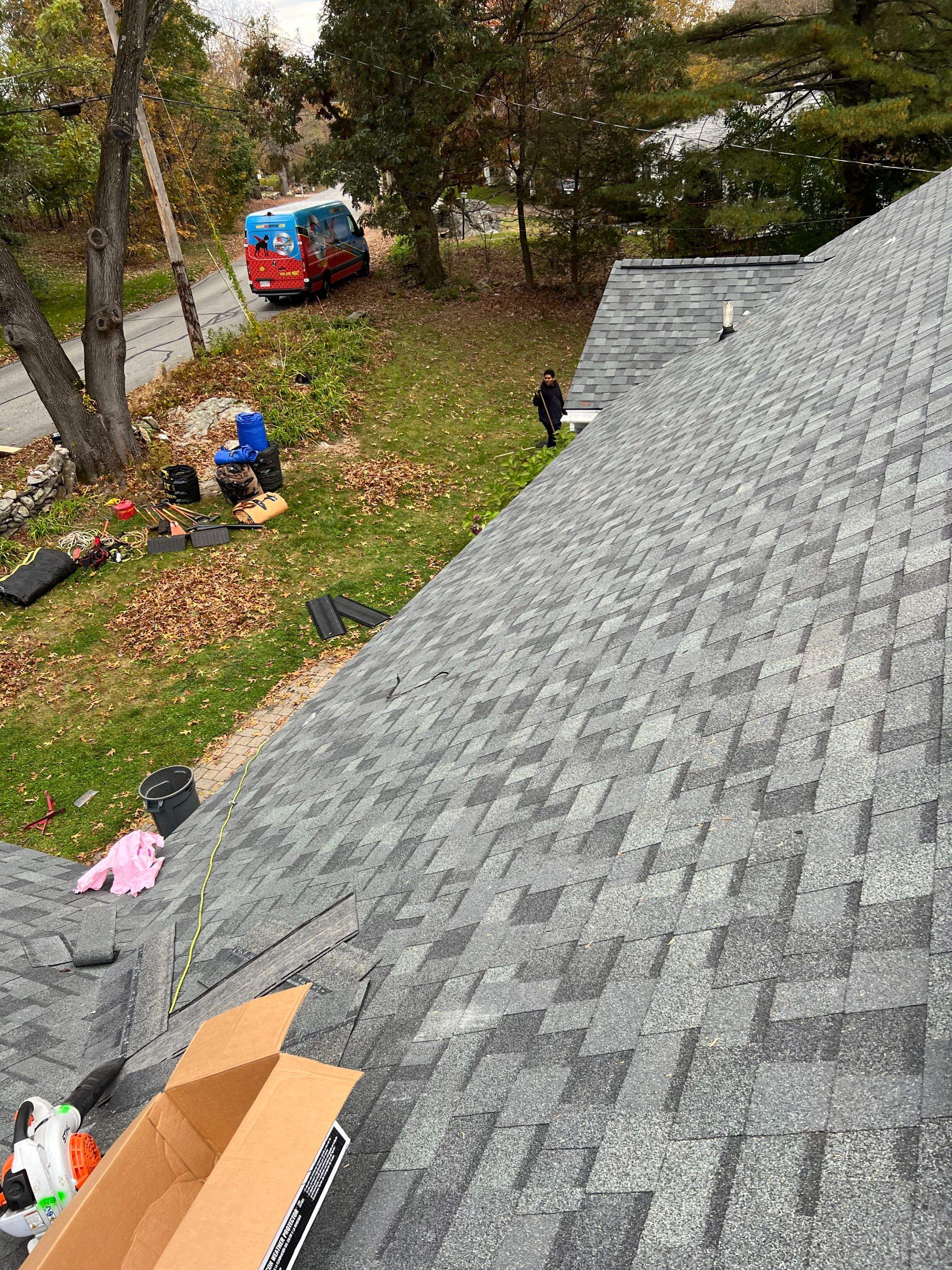 Roof Replacement + New Gutters & Guards — Chelmsford, MA by Mighty Dog Roofing of Greater Middlesex County