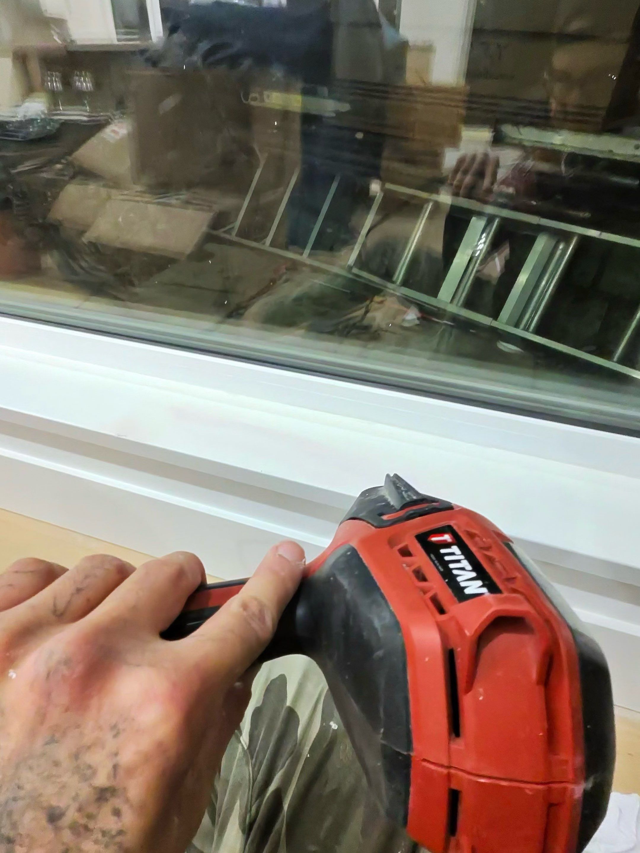 West Vancouver Custom Millwork: Heat Pump Trim & Window Finishing by YVR Construction Group