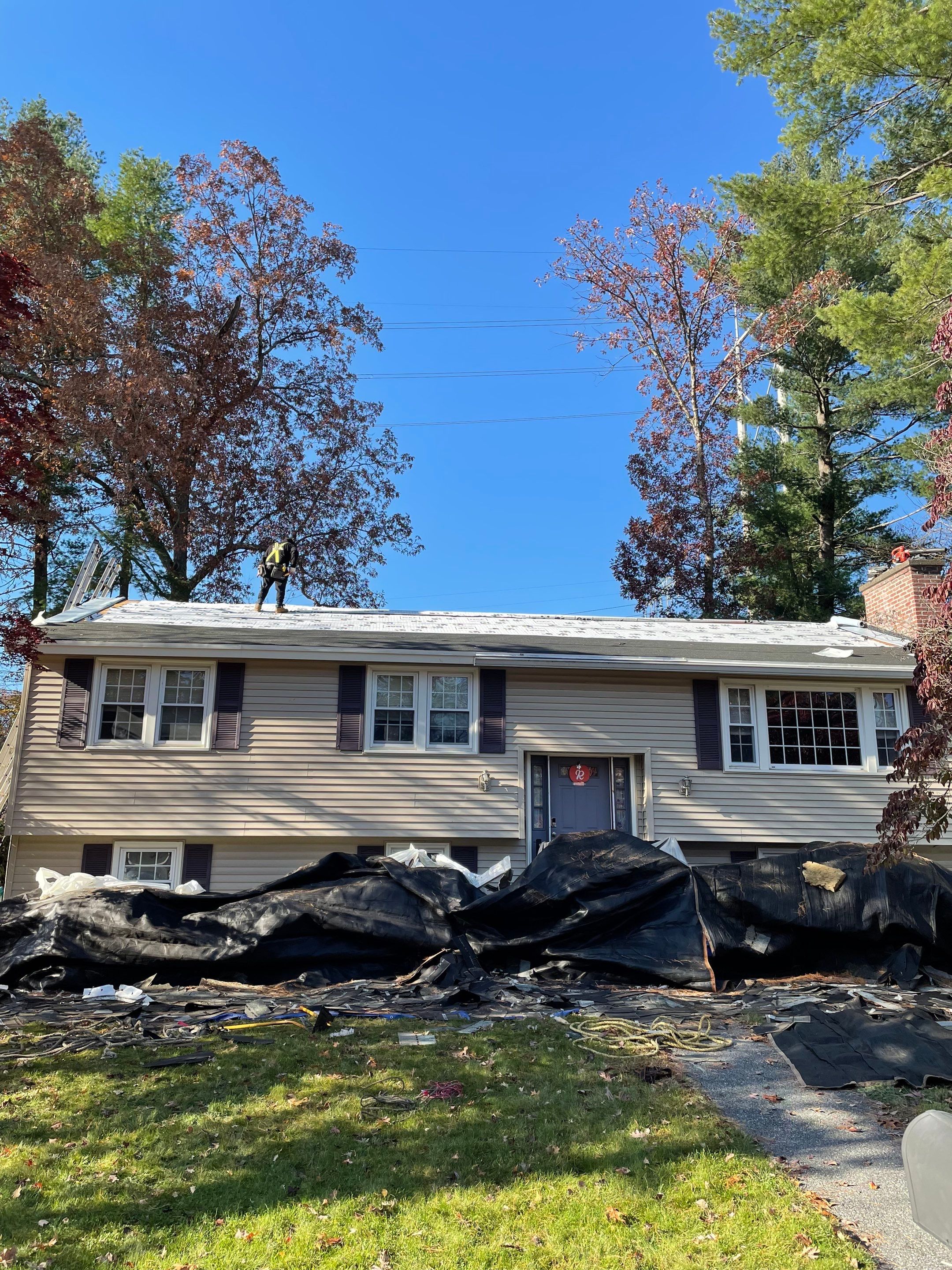Residential Roofing Installation using GAF Timberline HDZ by Sensible Home Solutions