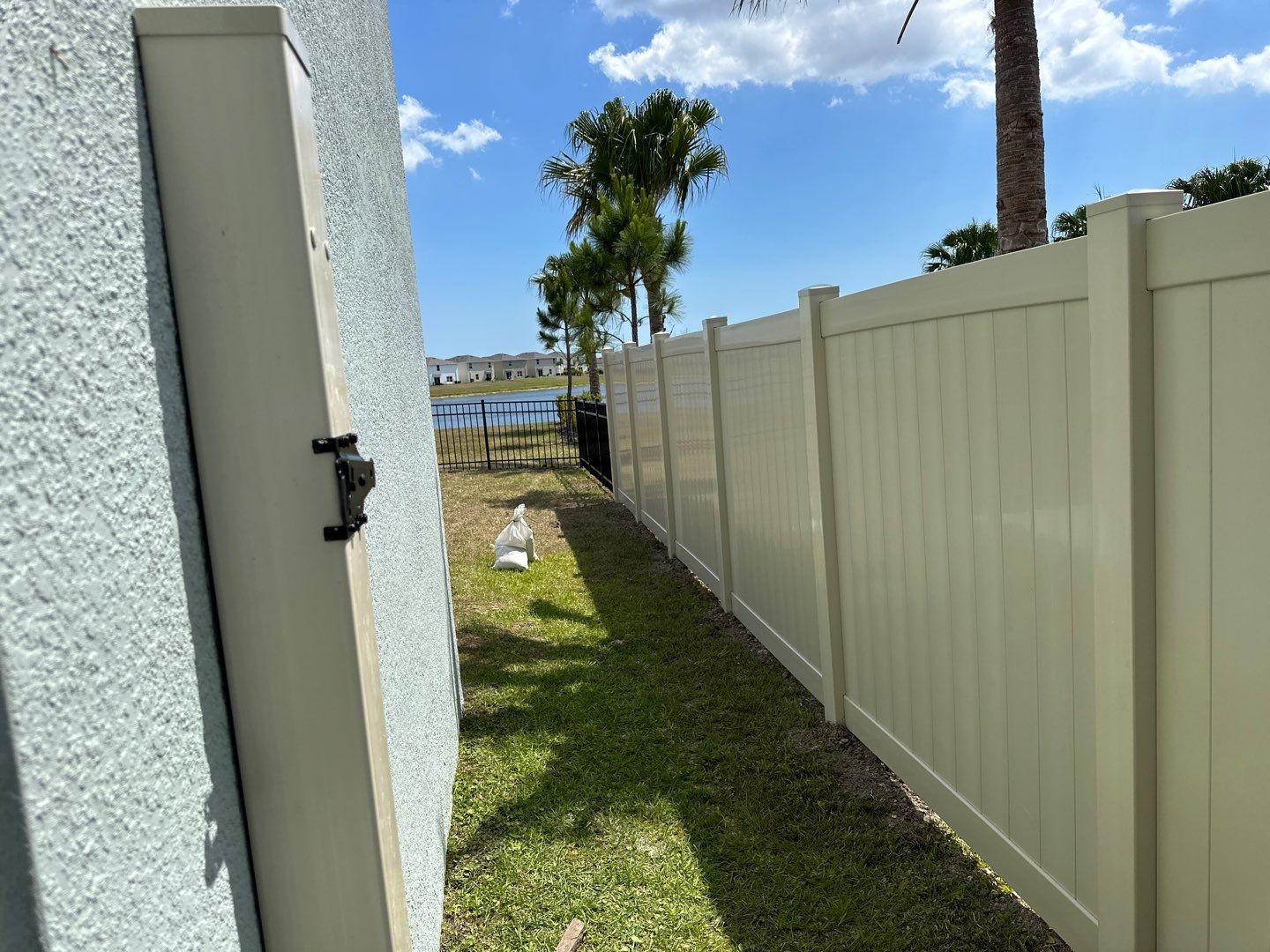 Vinyl Fence Installation using Vinyl Fence and Black 3 Rail Aluminum Fence  by Asap fence and gates, LLC