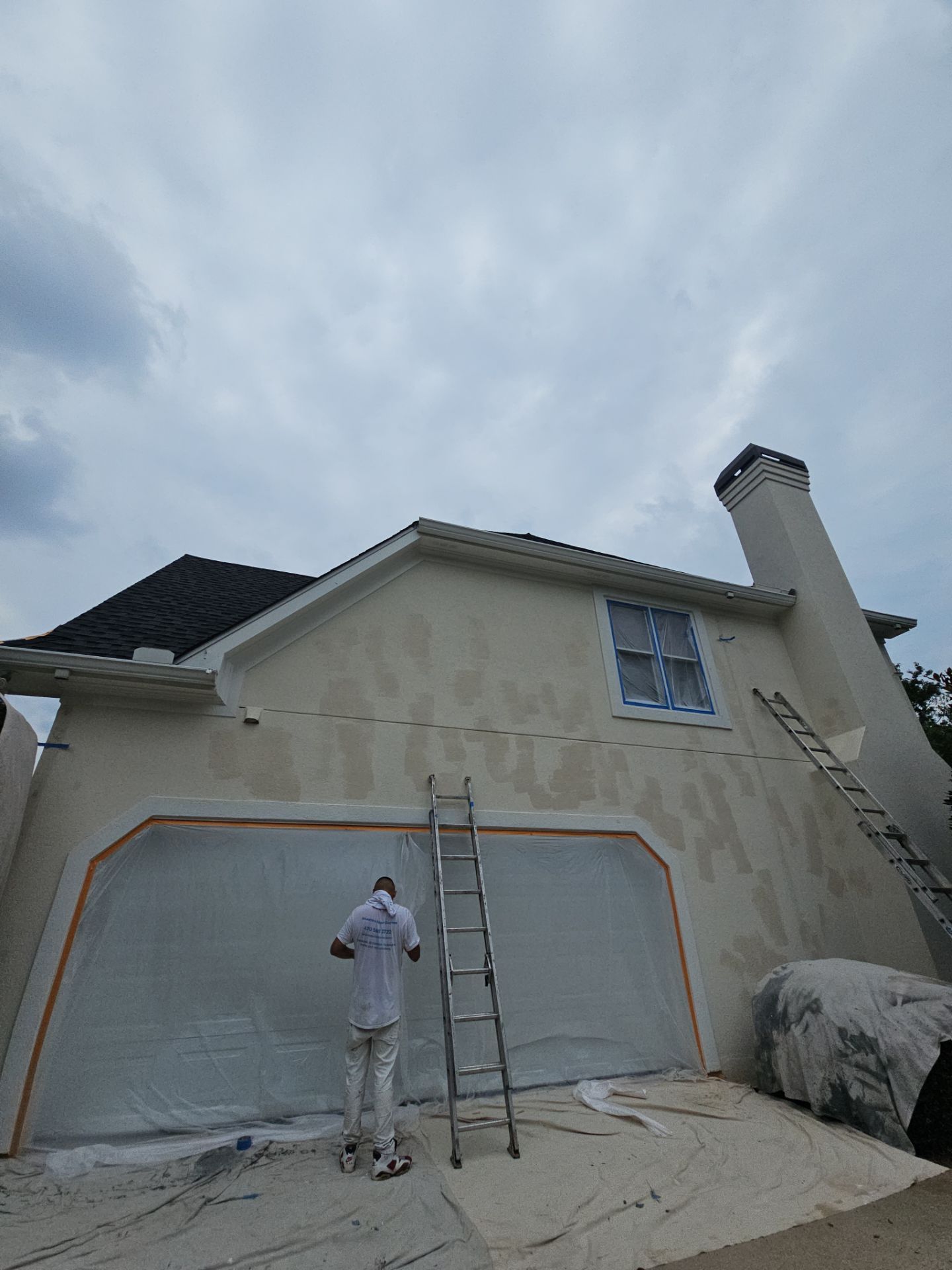 Exterior Transformation in Jonhs Creek by Atlanta's Paint Doctor
