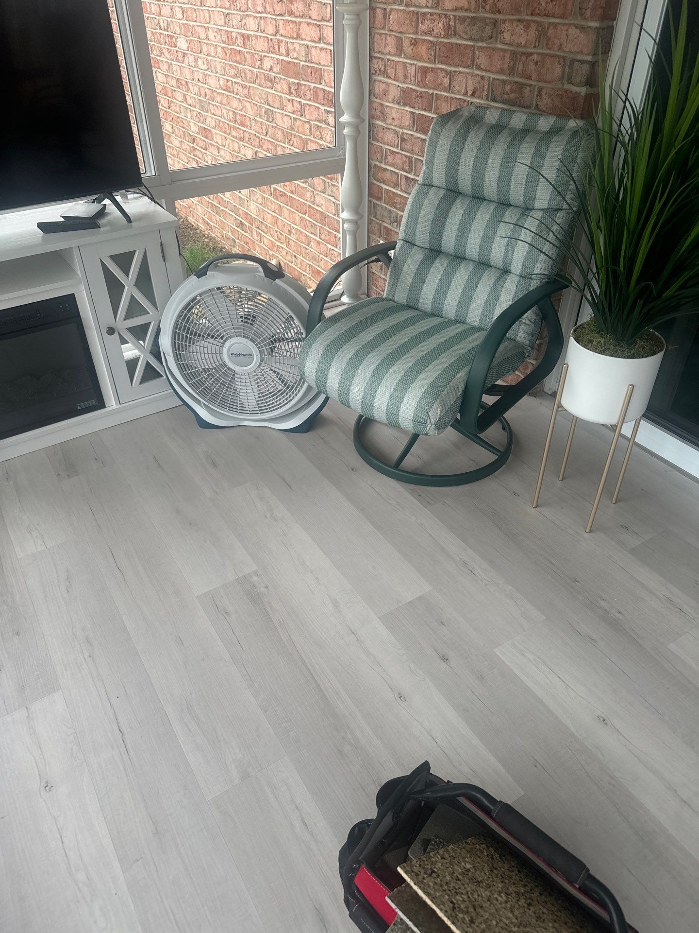 Garage + Sunroom Project in Follansbee by Floors in a Day, Inc