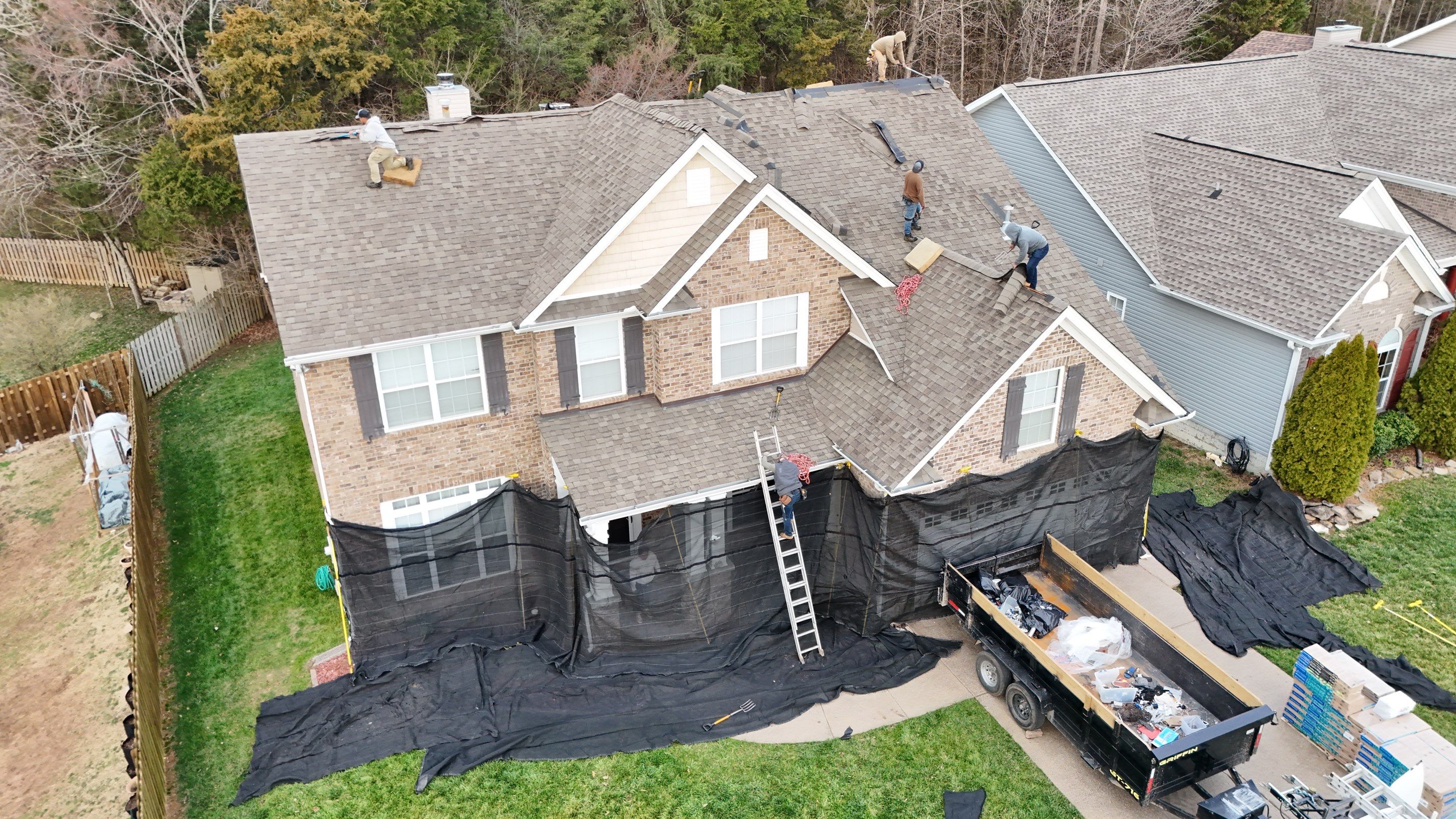 Charcoal Black Re-Roof by Royal House LLC