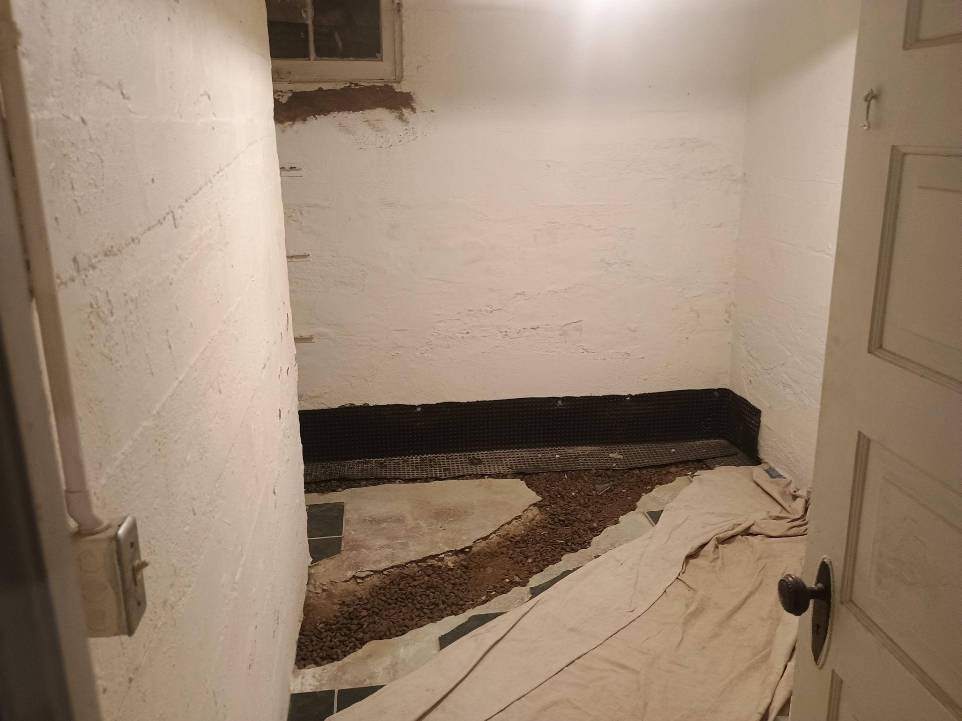 Basement Waterproofing in South MPLS for Andrew by Waterproofing Northeast