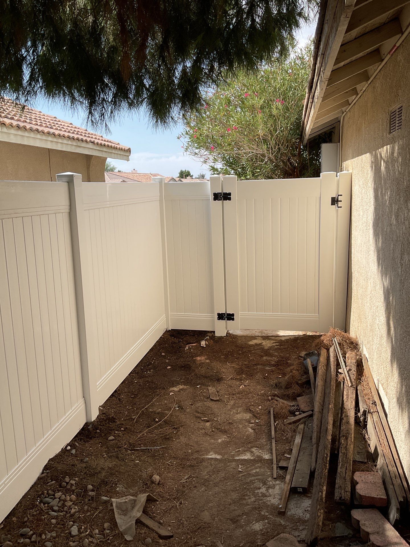 Fence Repair using Vinyl by Fence Guys Inc. 