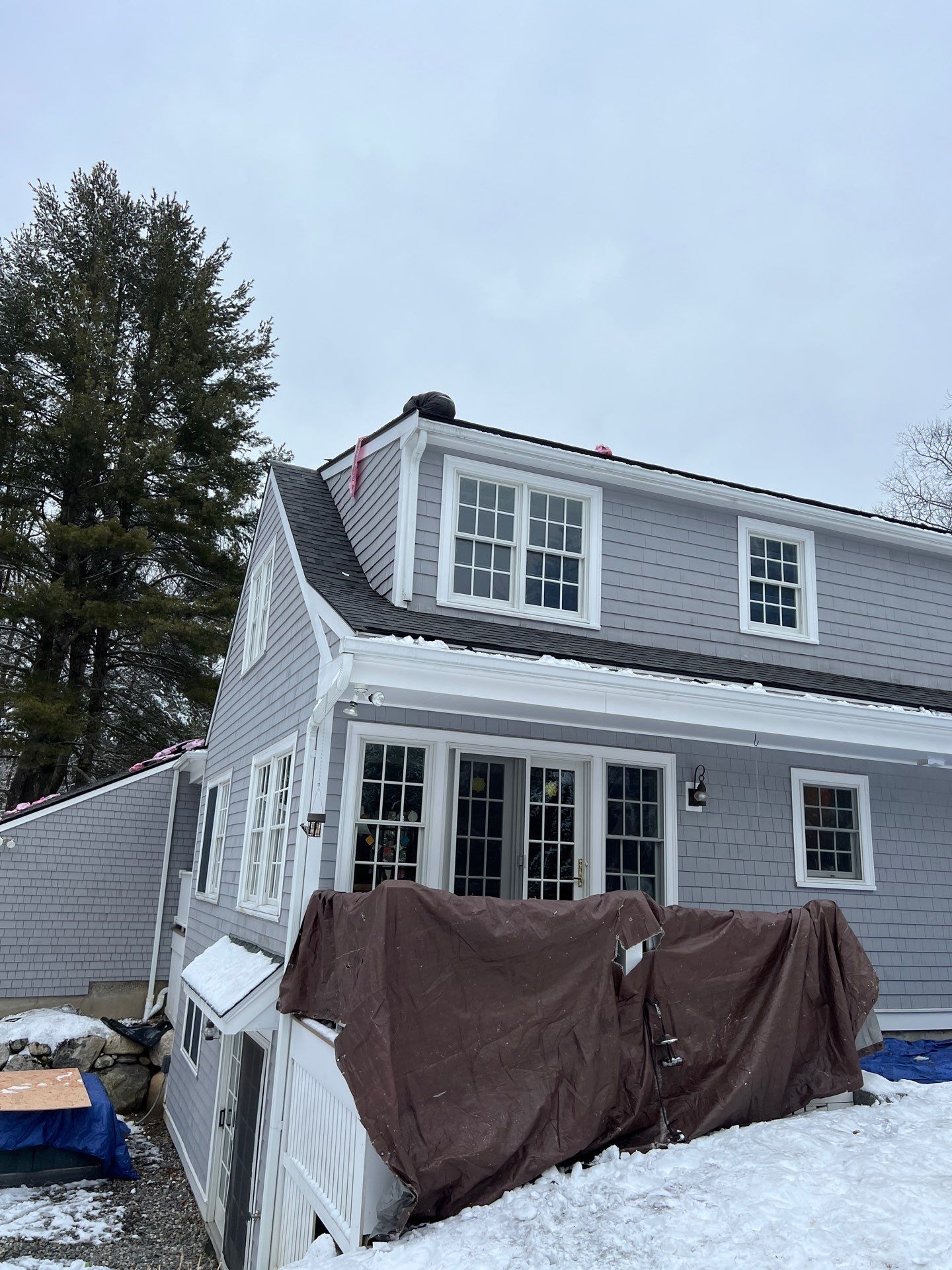 Carlisle Roofing Installation using Owens Corning Shingles and Copper by Mighty Dog Roofing of Greater Middlesex County