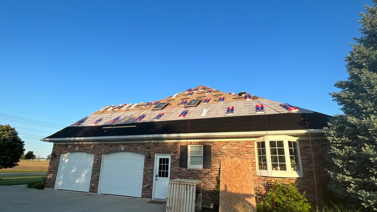 Residential Roofing Installation using GAF Timberline HDZ Charcoal by Nitro Roofing and Construction