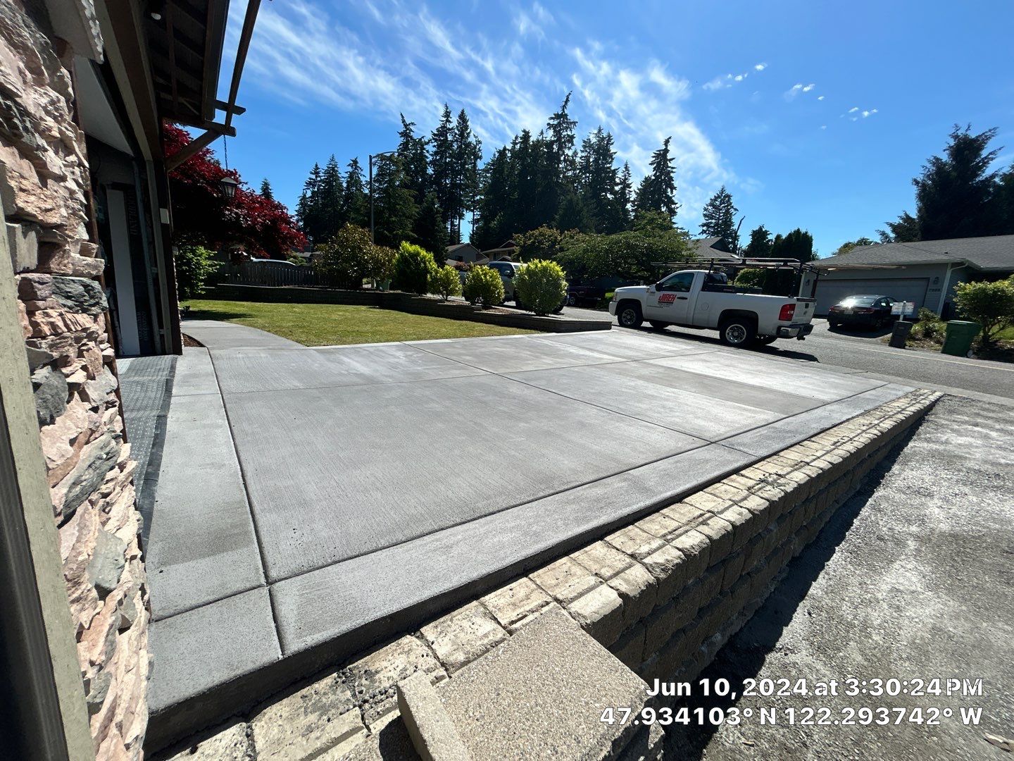 James | Concrete Driveway, Walkway & Stairs/Porch and & Planting by Jireh Asphalt & Concrete Inc 