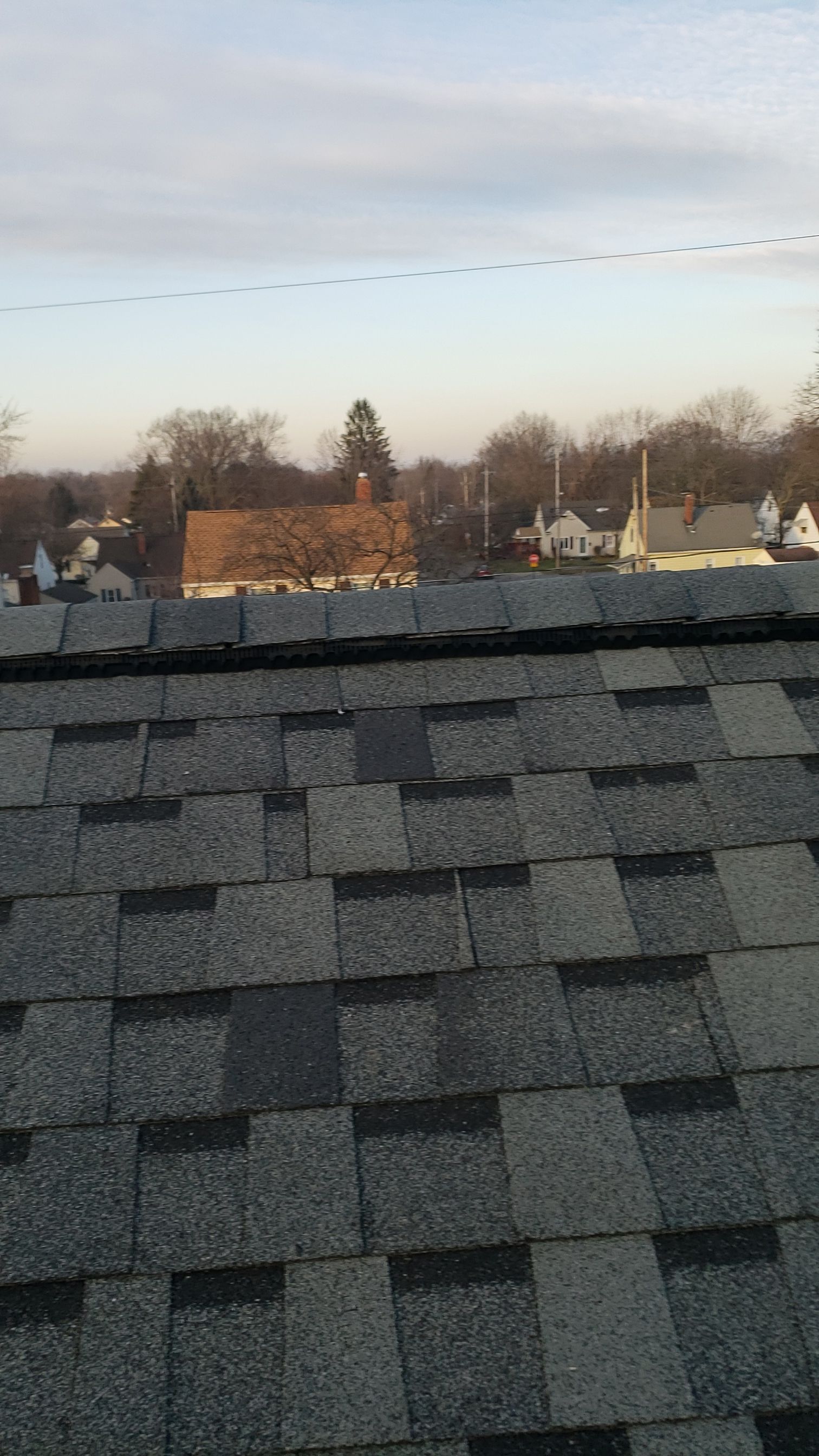 ATLAS PINNACLE COLOR: SCOTCHGARD HEARTHSTONE DRIP EDGE: WHITE by Eagle Eye Roofing