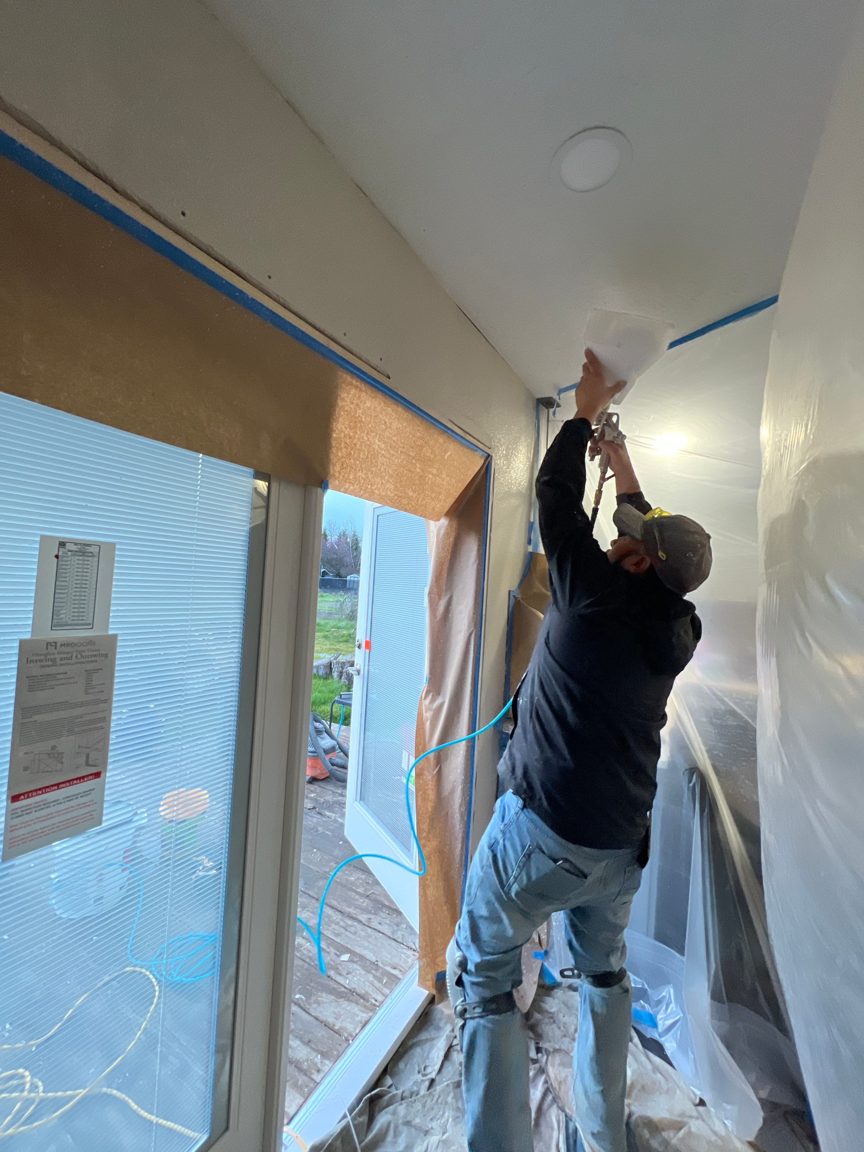 Door Installation using French Door by Villegas Remodeling, LLC