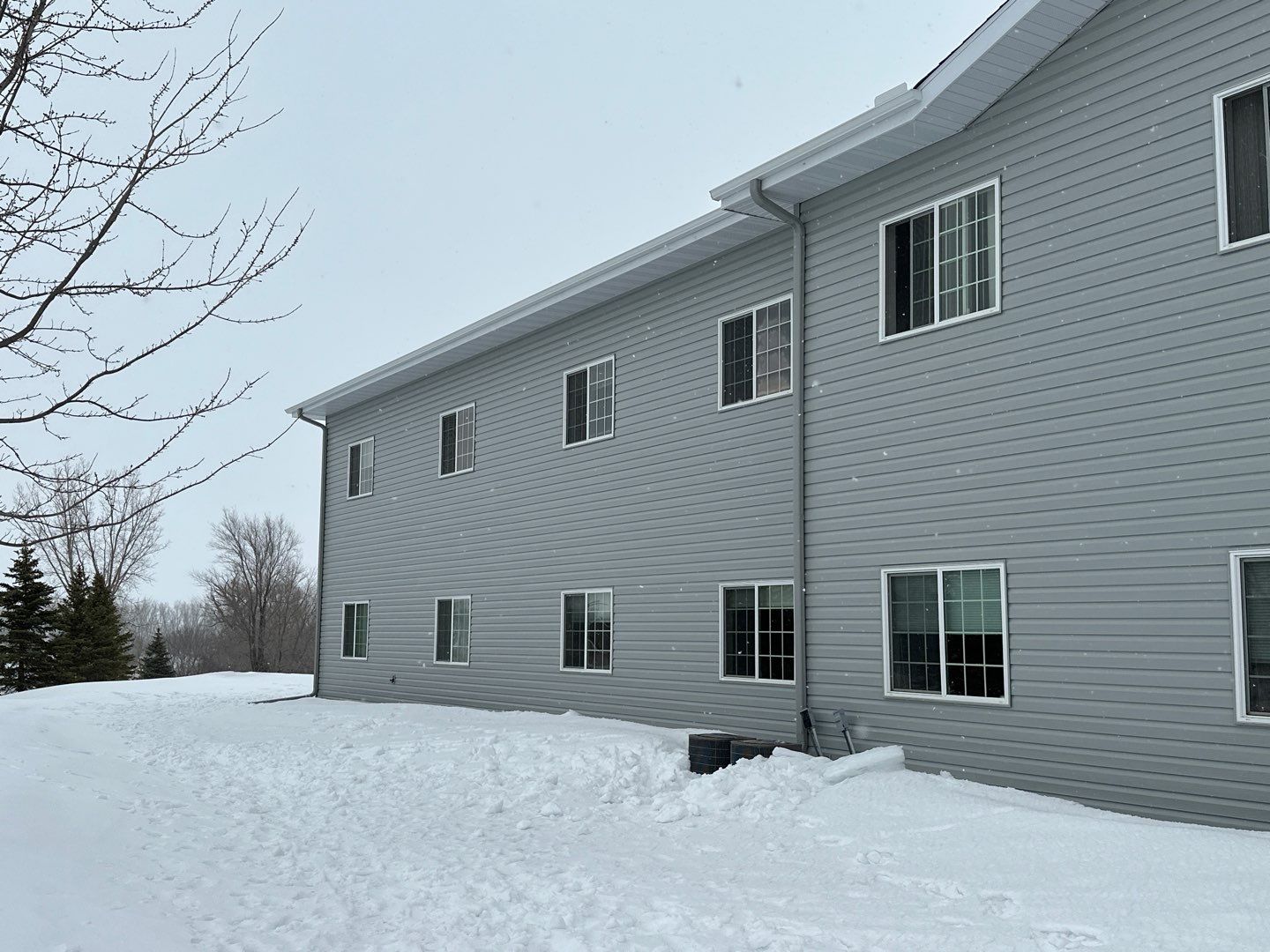 630' of White 5" Gutter in Morris by Next Level Seamless Gutters / Exteriors Inc.