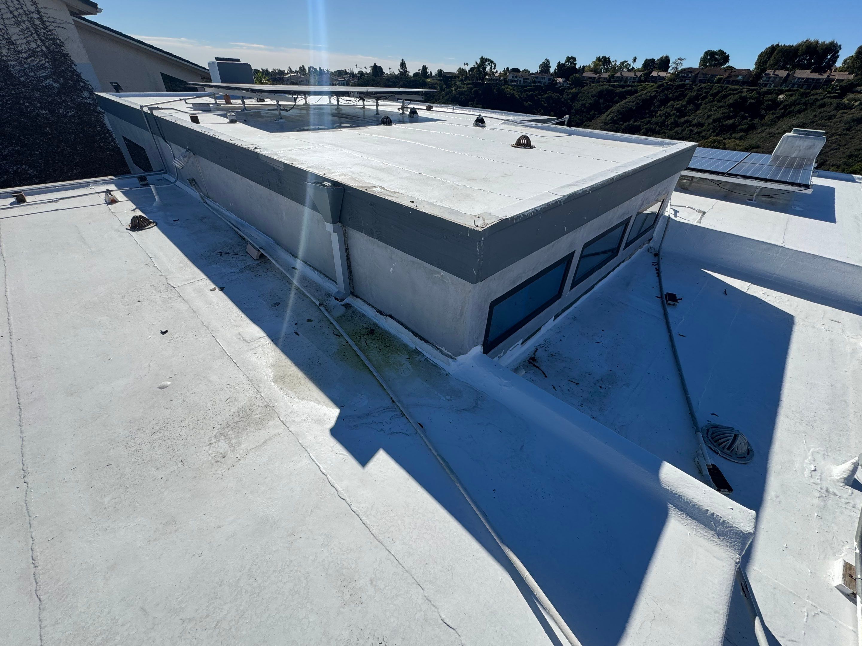La Jolla Silicone Roof Restoration | Uniflex 20-Year Roof Coating System by Zenith Roofing Services