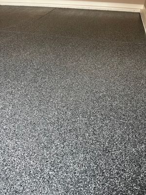 Garage Floor Coating using Wombat