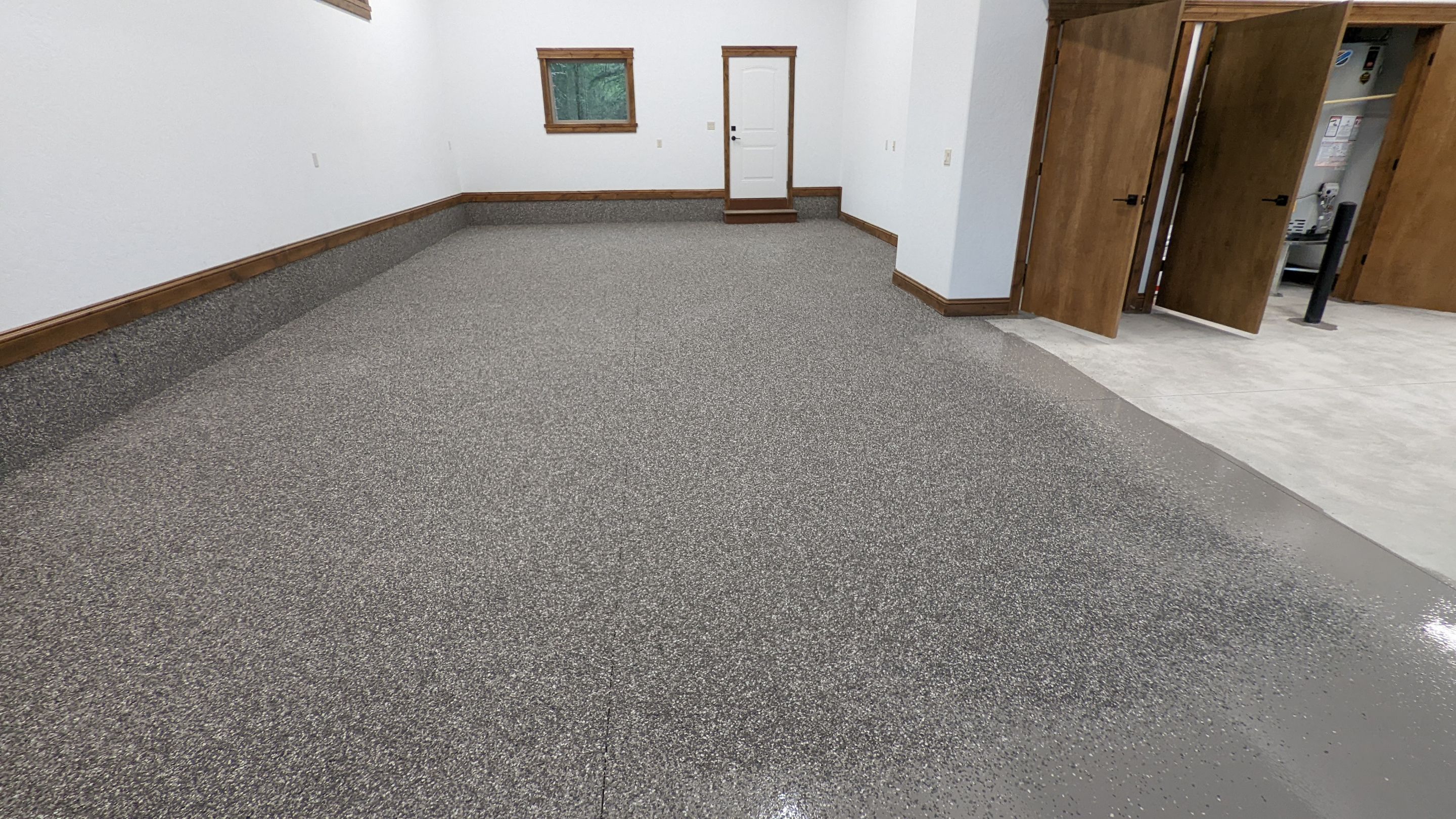 Garage Transformation using Silver Creek and the Penntek Evolution System by Croc Coatings, LLC