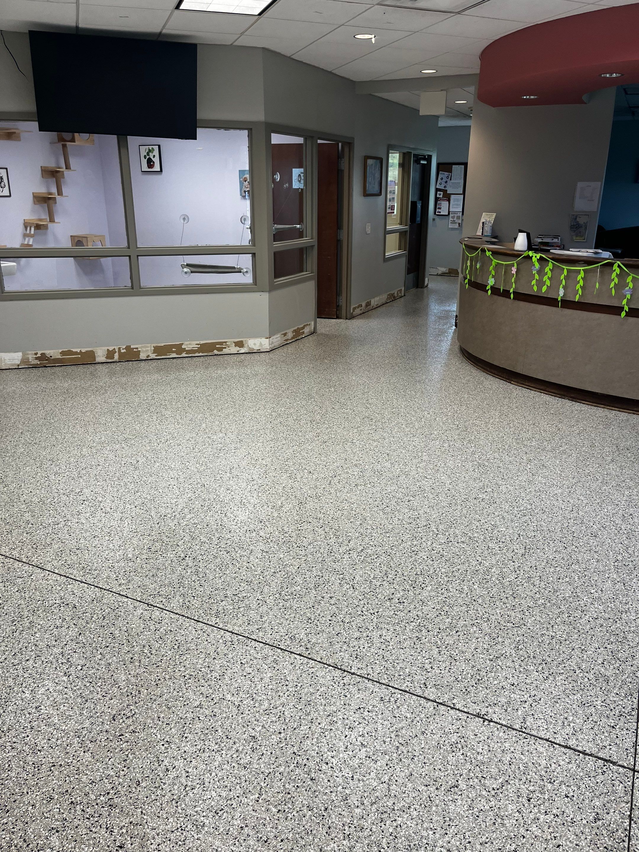 Commercial Floor Coating using Cabin Fever by My Garage Floor Guys