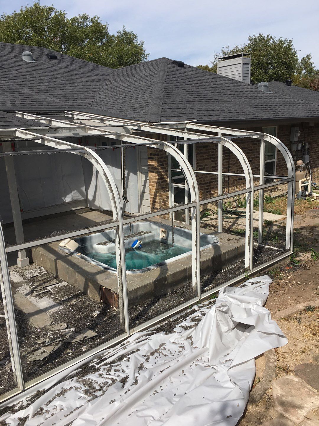 Enclosed Patio Remodel by First Out Roofing 