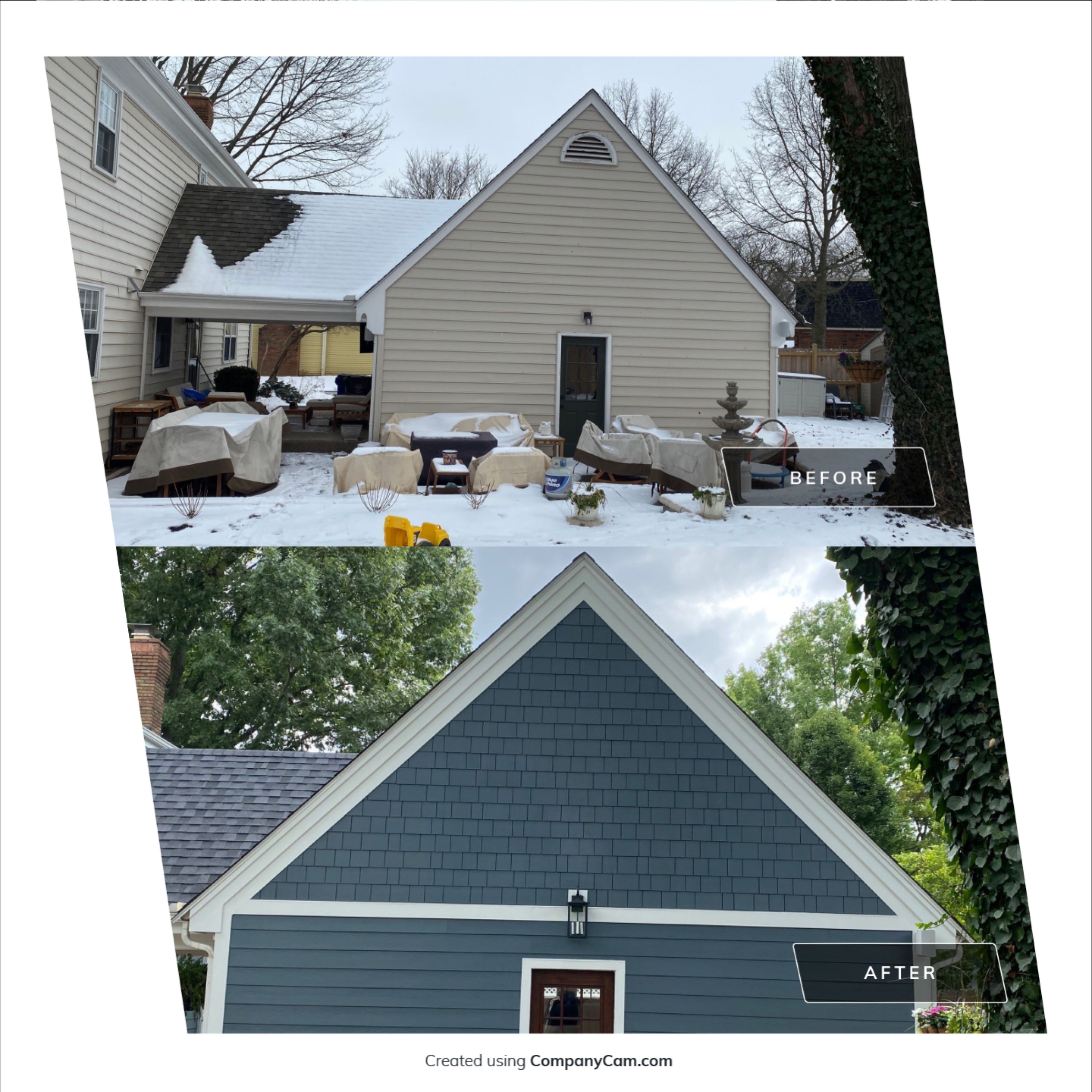 Residential Roofing Installation using James Hardie Fiber Cement Lap Siding and Certainteed Landmark Pro Shingles by Best Exteriors Inc