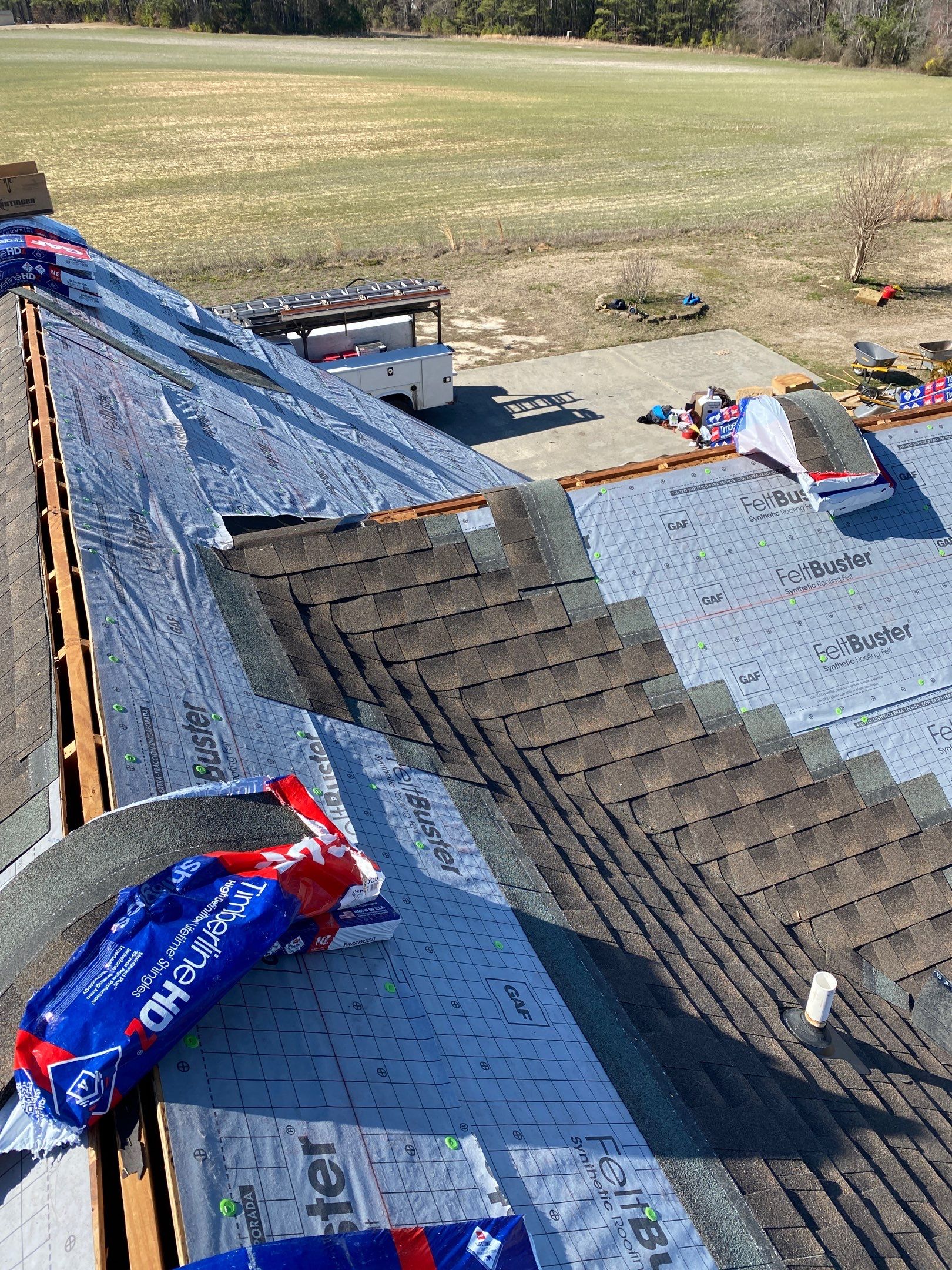 Roof Replacement - GAF Timberline HDZ Barkwood  by Pro Performance Roofing
