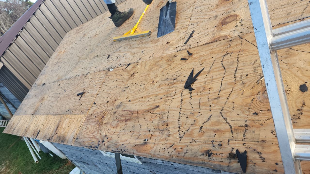 GAF Weathered Wood and Custom Copper by Just In Time Roofing and Restoration