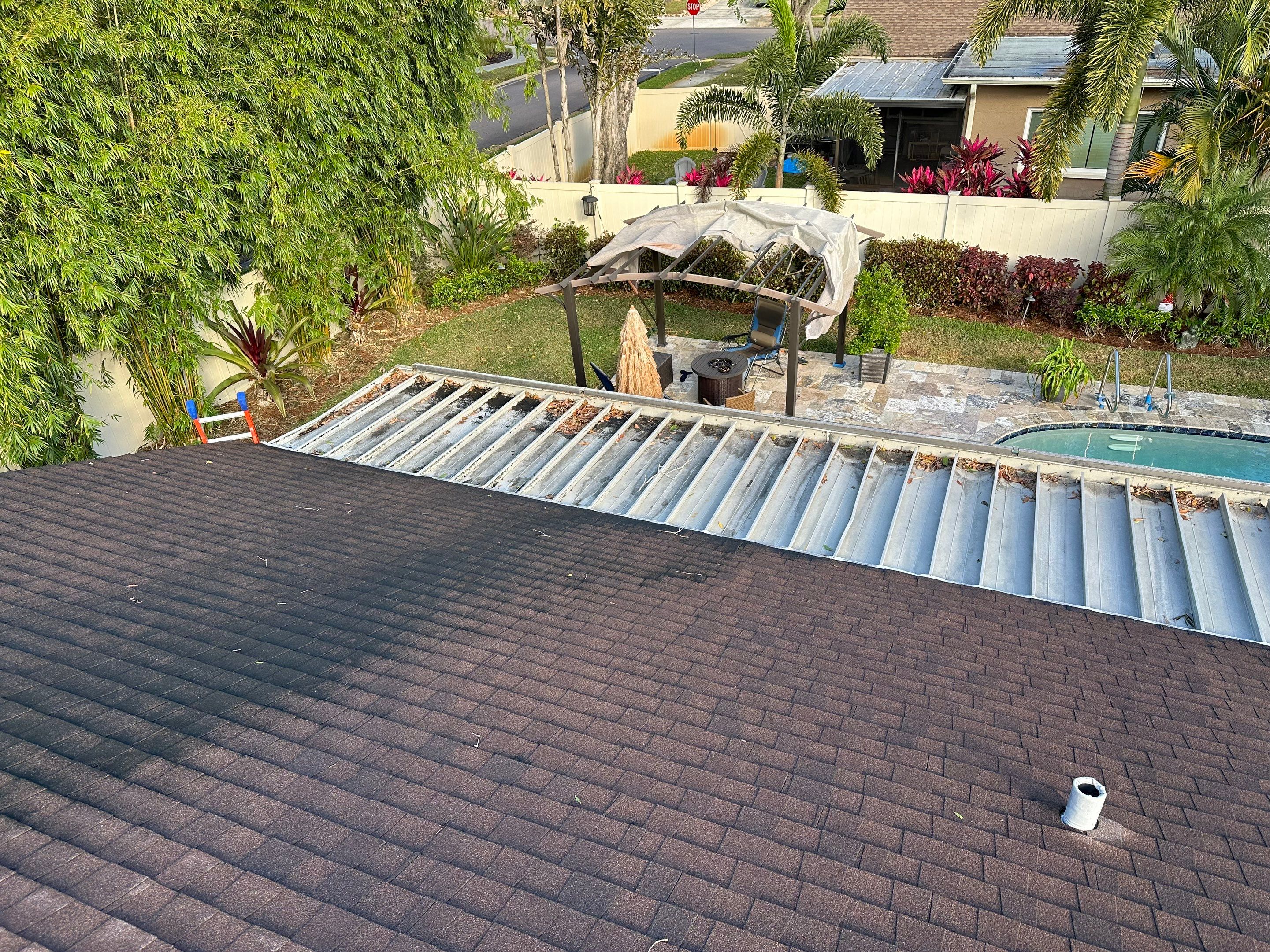 Roof Cleaning Service & Travertine Paver Cleaning by Sunshine AquaWash