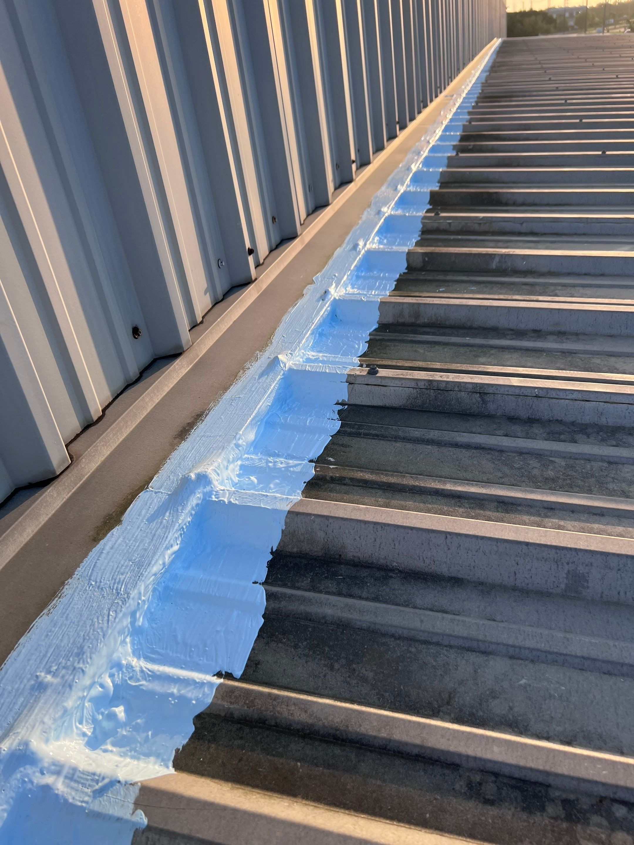 Hail Damage using Metal by Roof Repair Company