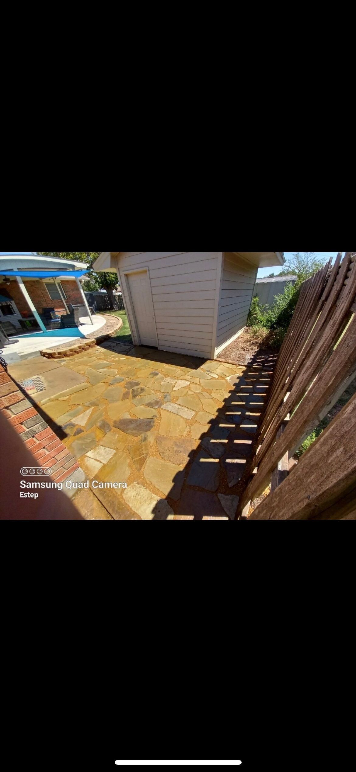 Flagstone Patio using Flagstone  by Clays Services Inc