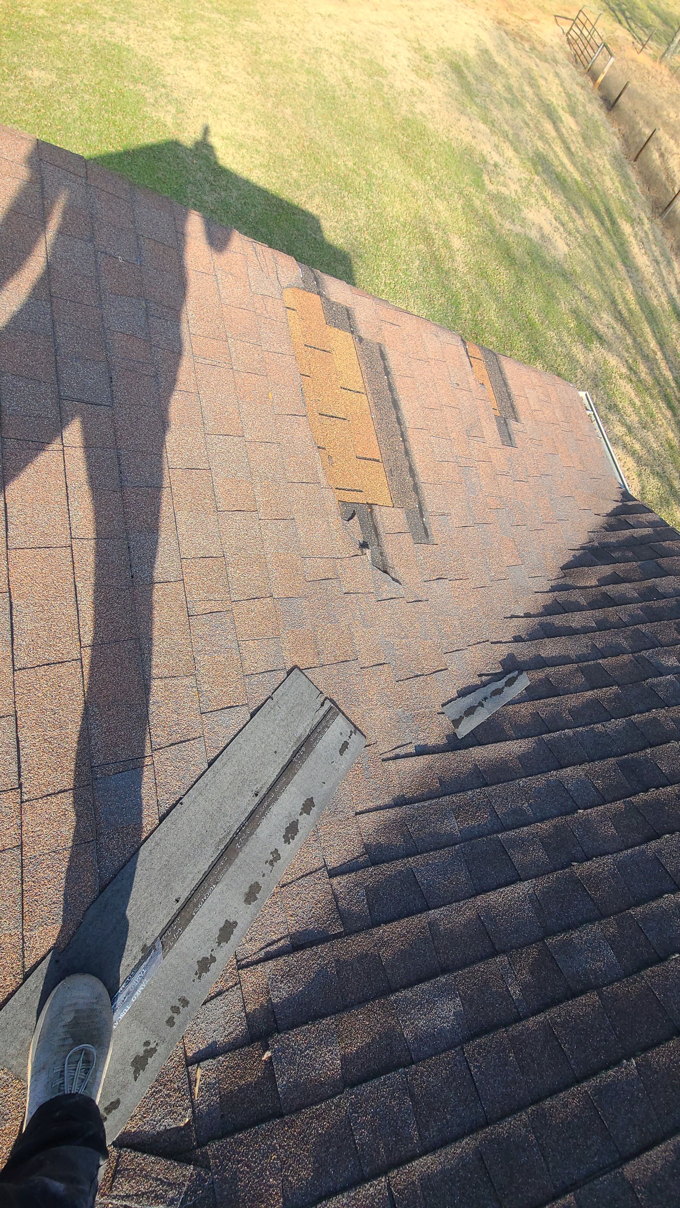 Farm roof job by BROCK BUILDERS 