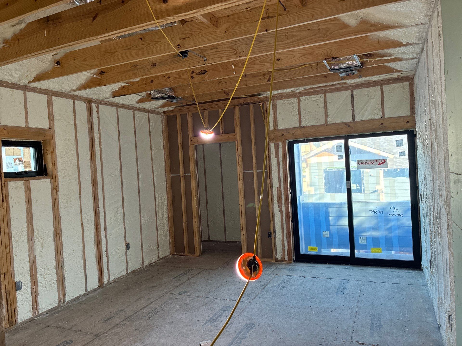 Fully encapsulated Dallas custom home  by Apex Insulation Solutions