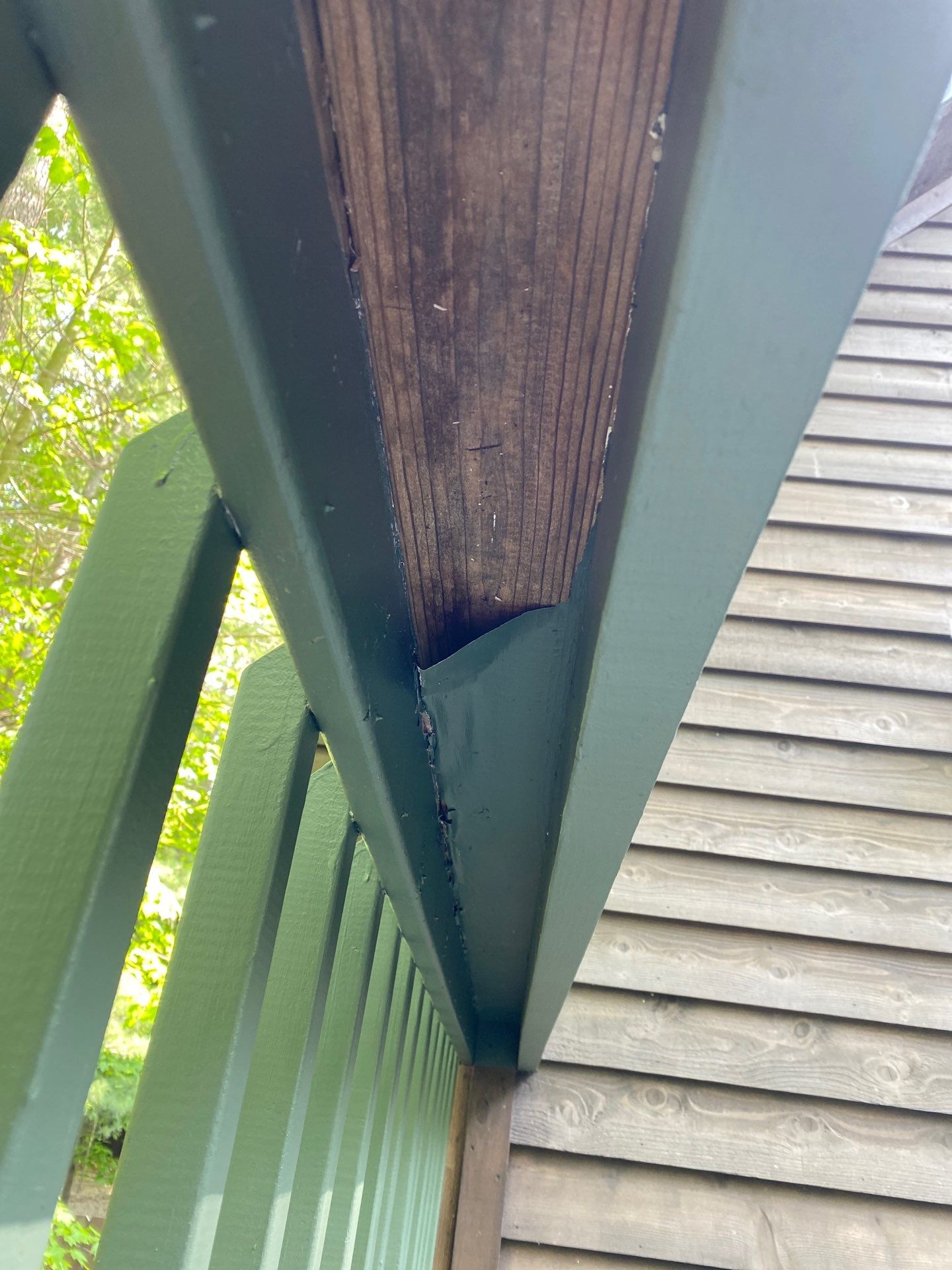 Stained deck and Pressure wash by Gordon Painting
