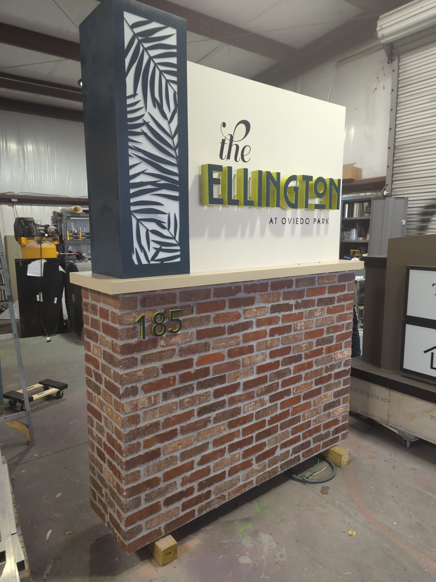 Monument Sign for Ellington by SignCrafters