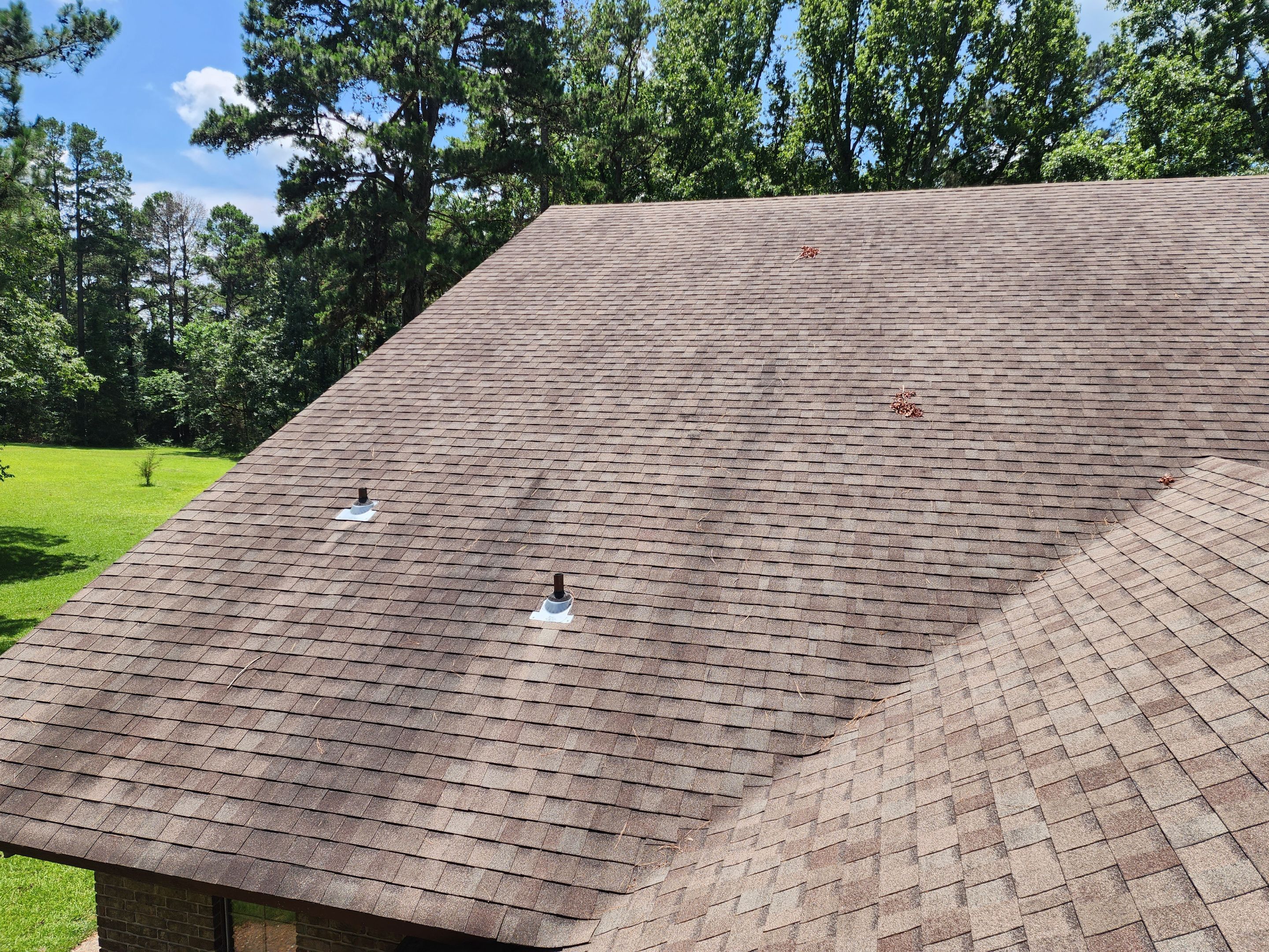 Residential Roofing Repair using Malarkey Highlander: Natural Wood by Hostetler Roofing