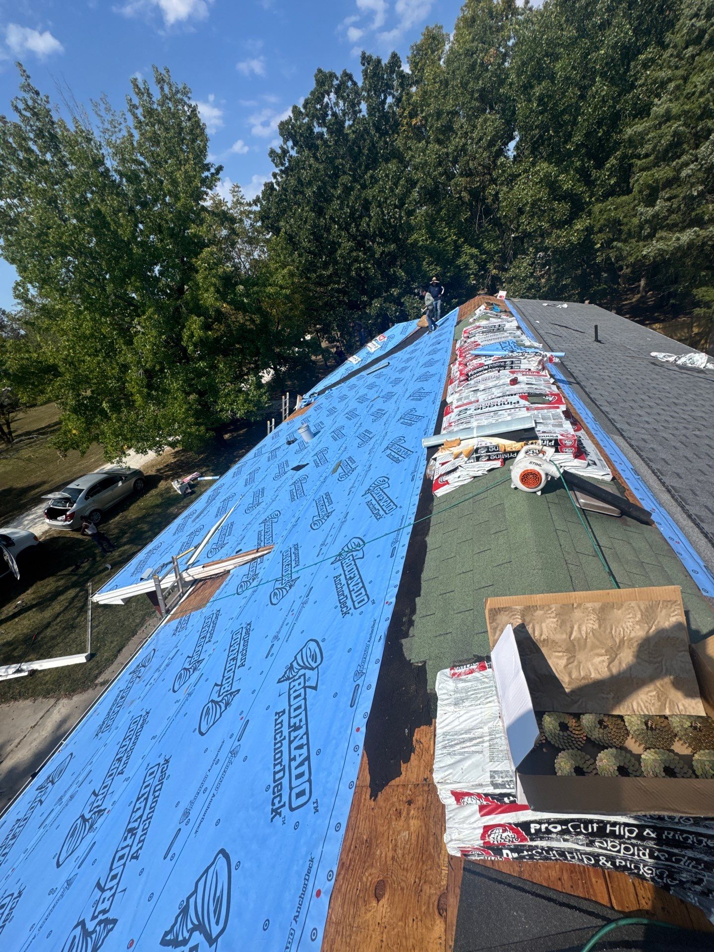 Residential Roofing Install - Atlas Pinnacle Pristine Shingles - Color Pewter  by Titan Commercial & Residential Roofing 