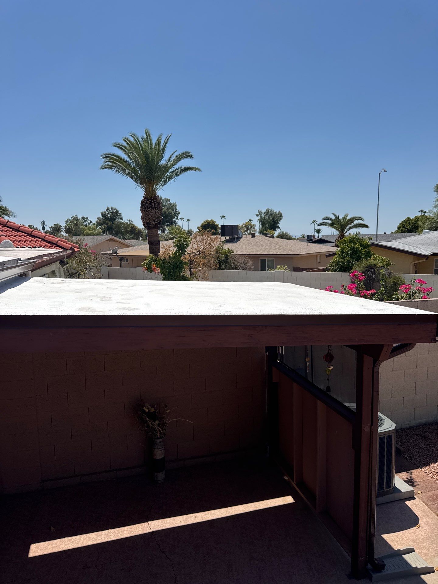 Residential Roof Install using Flat Roofing in Mesa by Weather-Tite Roofing