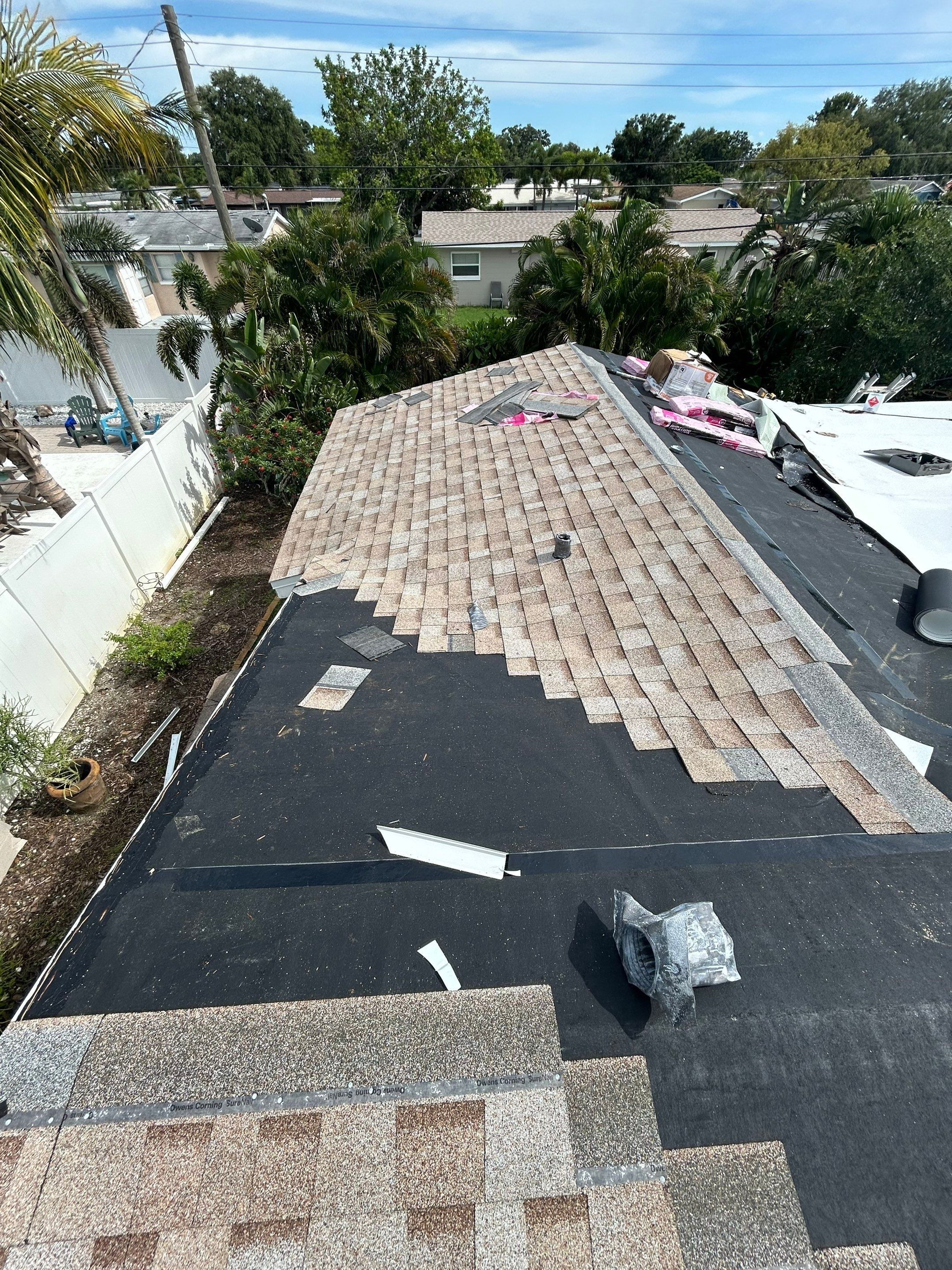 Project in St. Petersburg 33710 by Mitchell Roofing Company LLC 