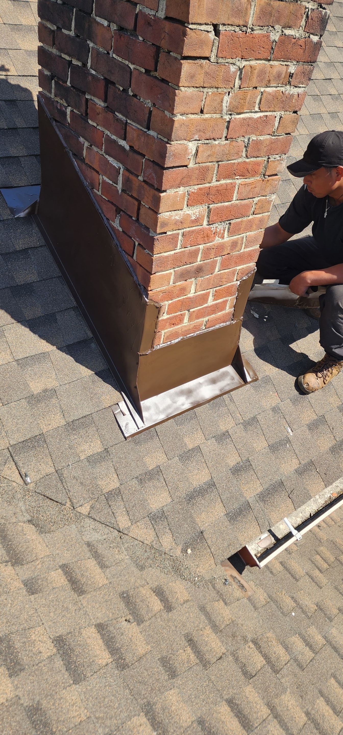 Residential Roofing Installation using GAF Timberline HDZ Charcoal by Rainstoppers Roofing