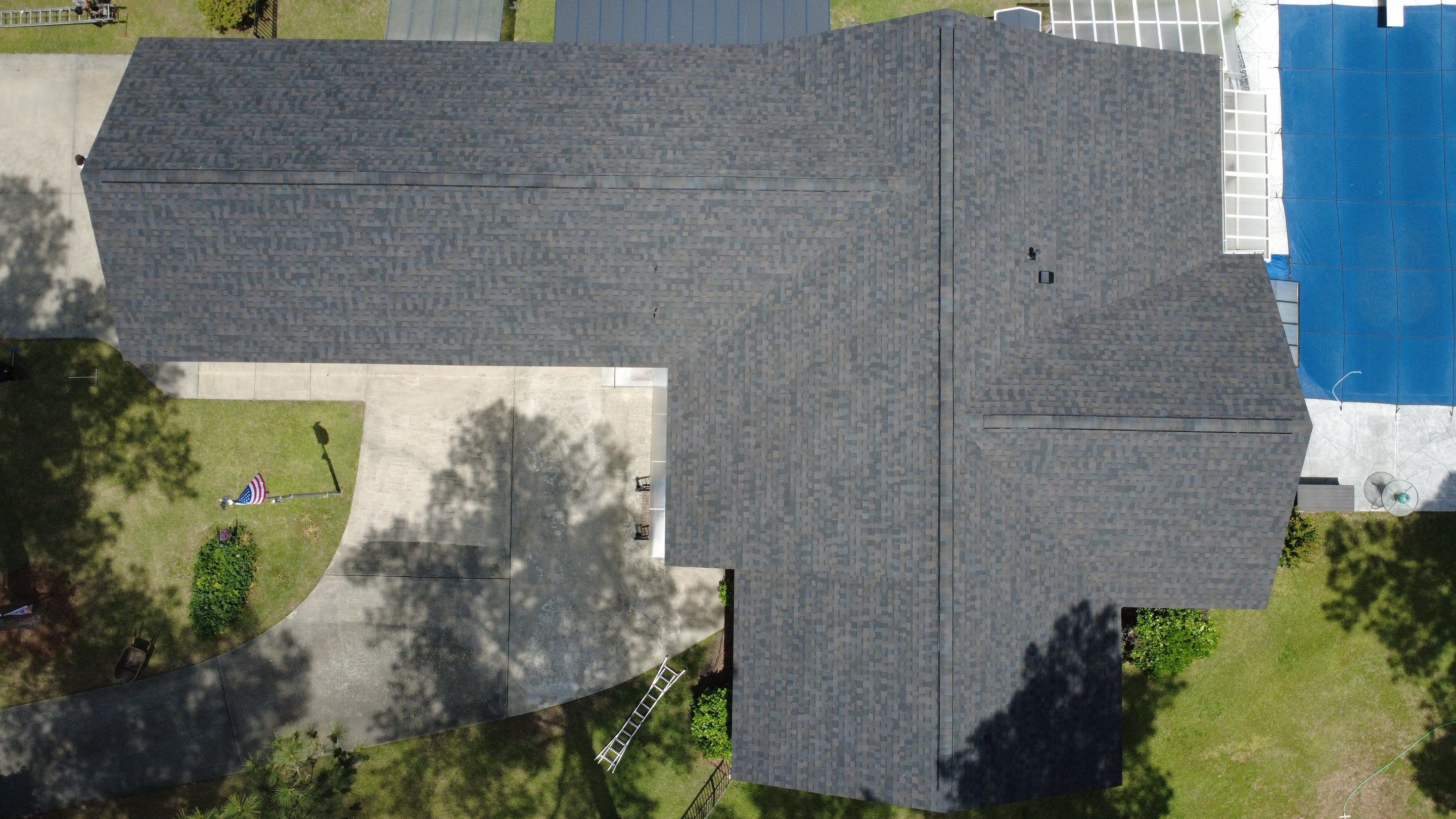 IKO Dynasty Glacier by Alpha Sky Roofing