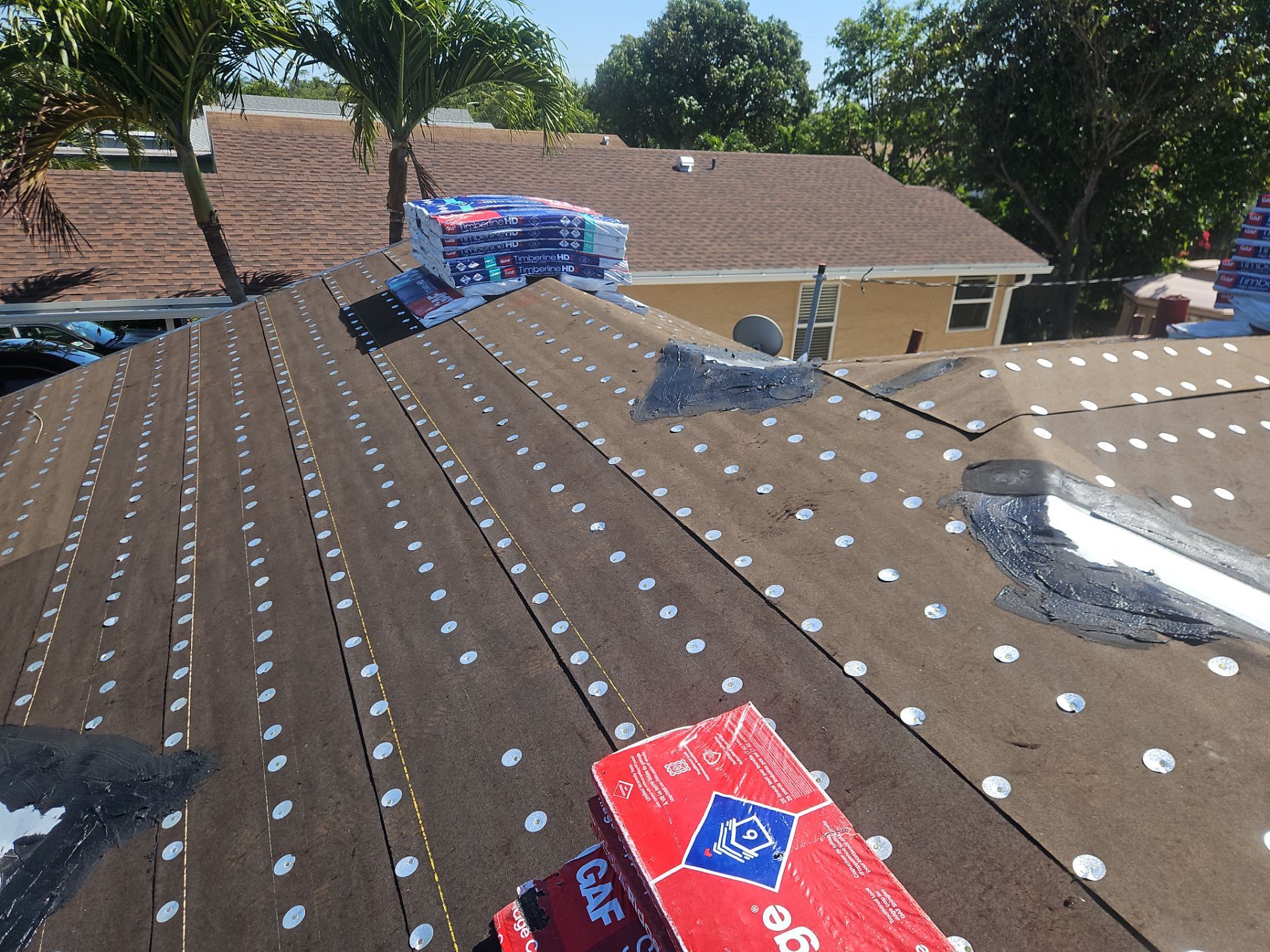Residential Roofing Installation using GAF by BLUES BROTHERS ROOFING