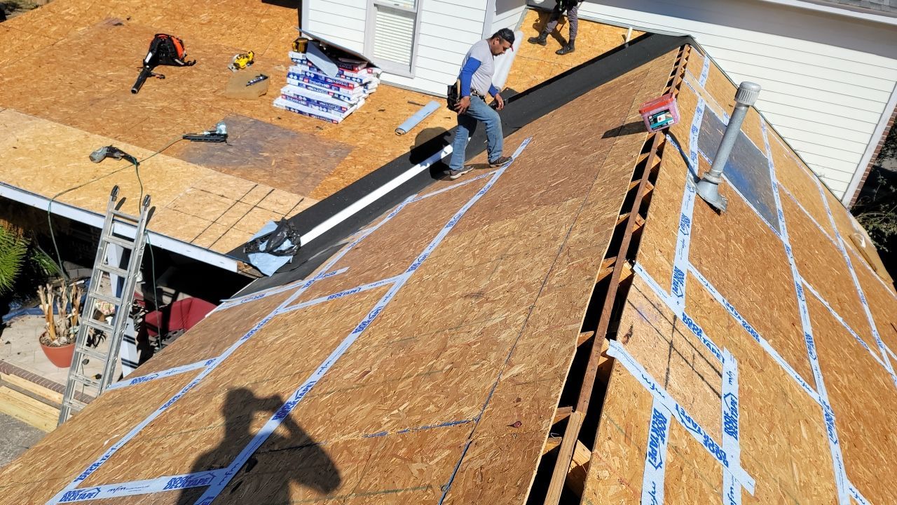 Residential Roofing Installation using Roof Replacement by American Roofing & Construction LLC