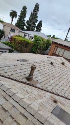 Residential Roofing Installation using Owens Corning Duration Cool Shingles