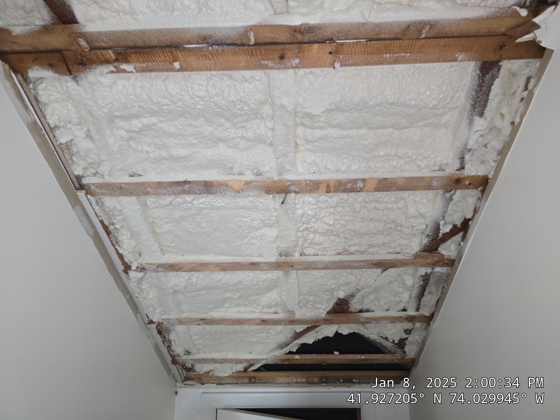 Attic Insulation using Closed Cell Spray Foam by NYS Foam & Energy