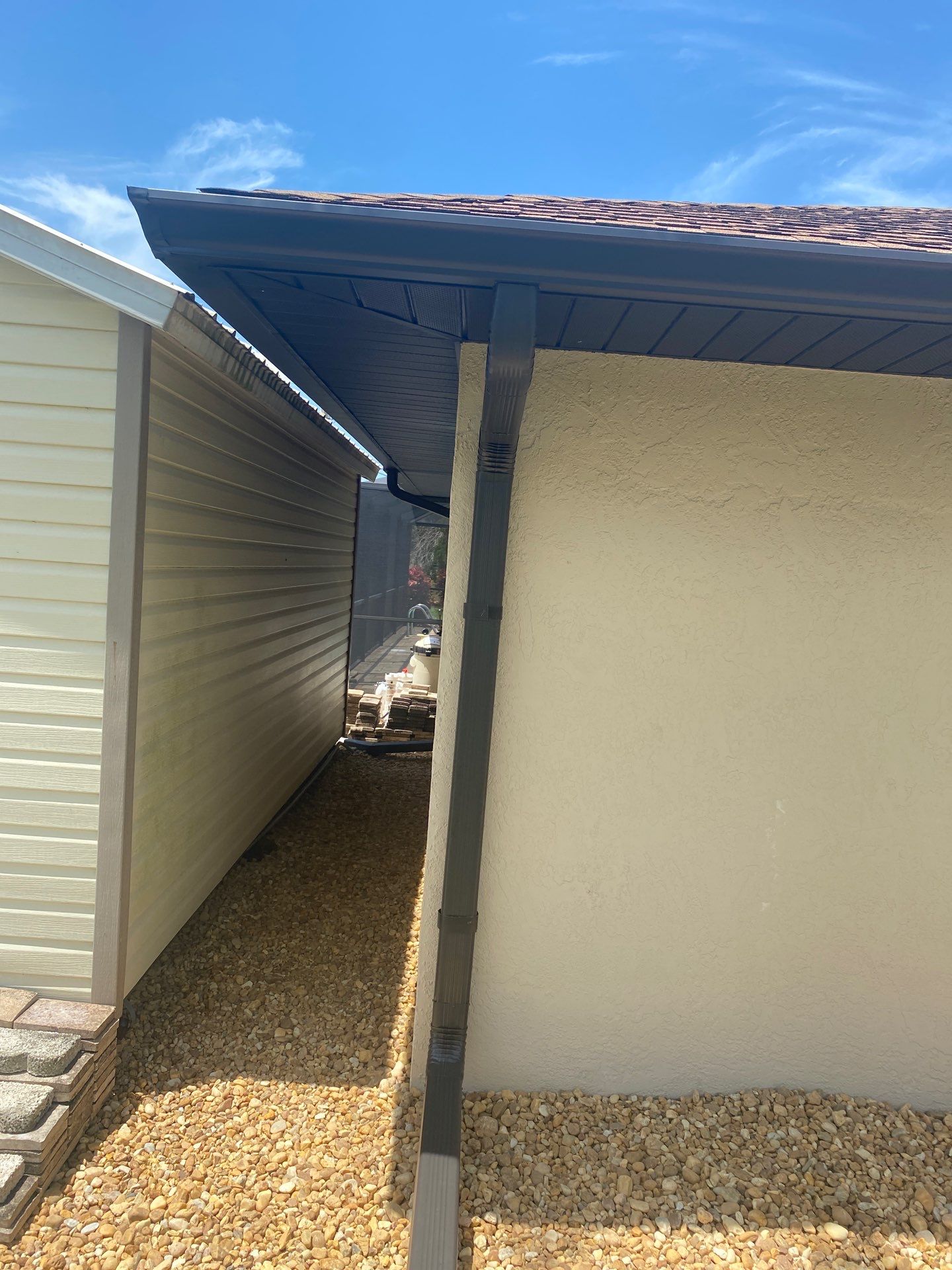 Seamless Bronze Gutters in Cape Coral FL by Gutter Professors