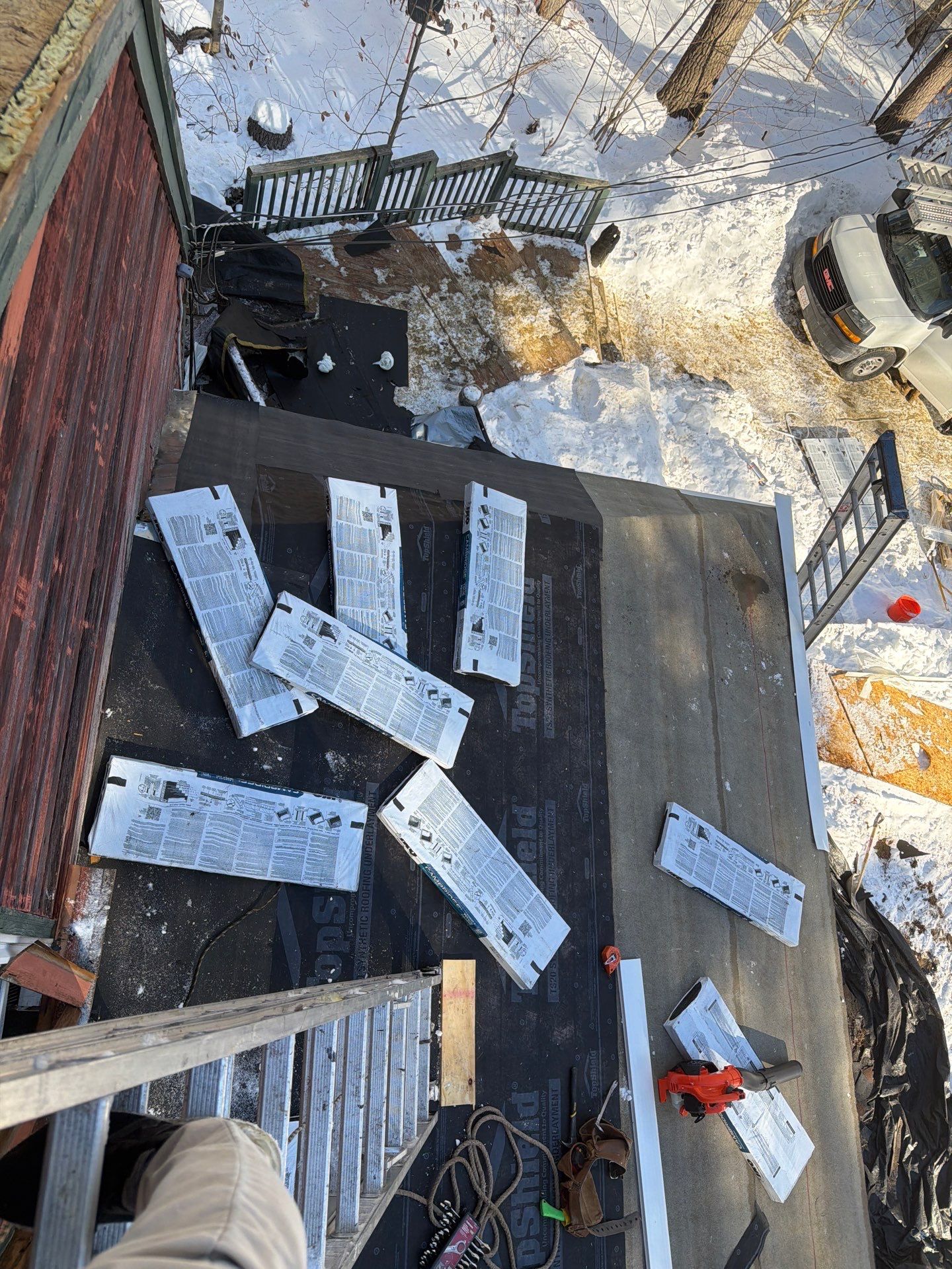 Strafford New Hampshire - IKO Roof Install by Tall pine roofing