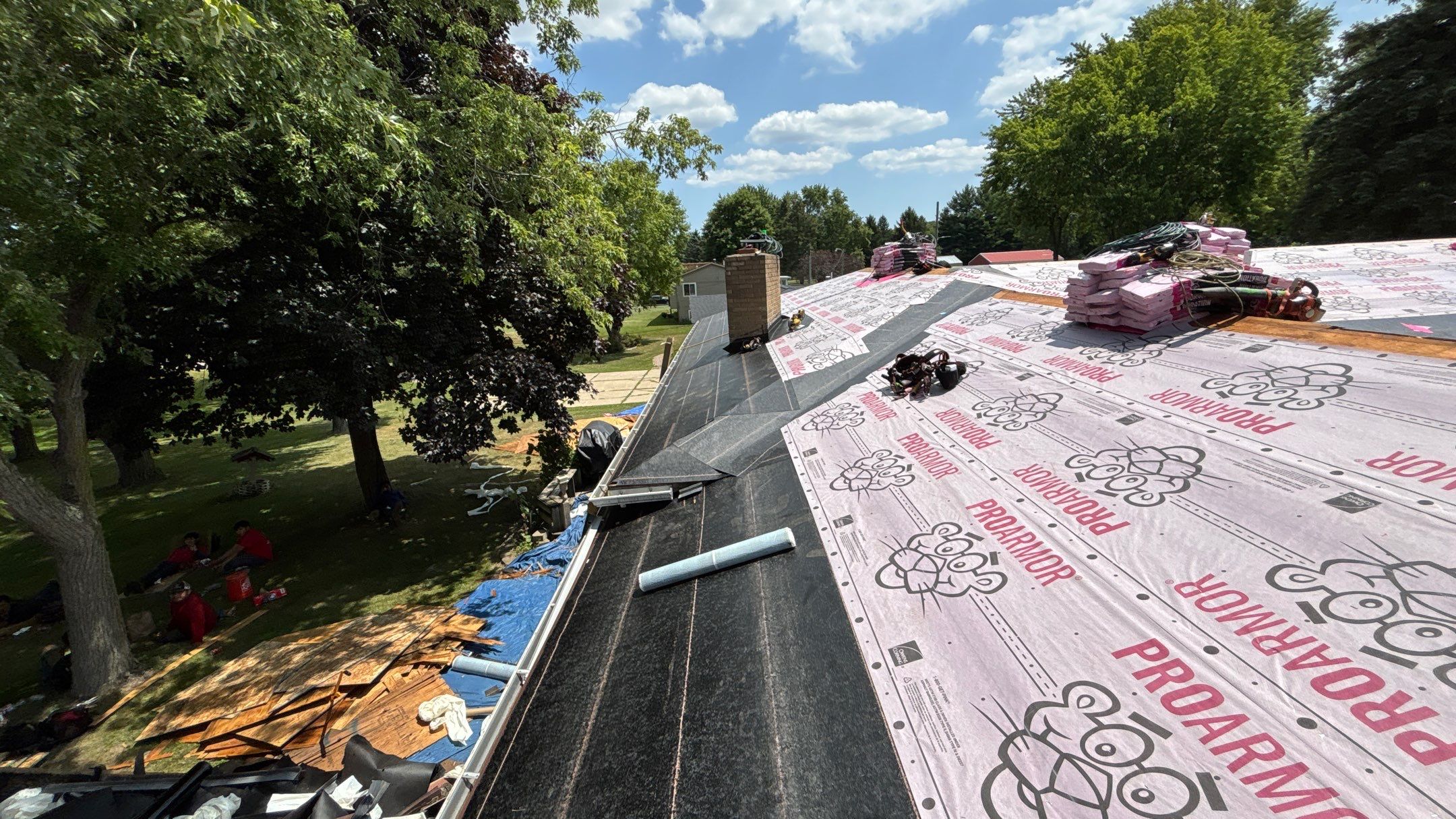 Roof Replacement using Owens Corning Tru Definitions by 180 Contractors