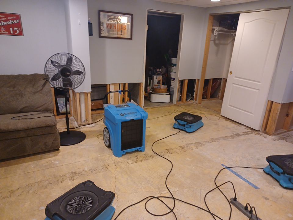 Project in Farmington Hills by EzDry Water Mitigation & Property Restoration