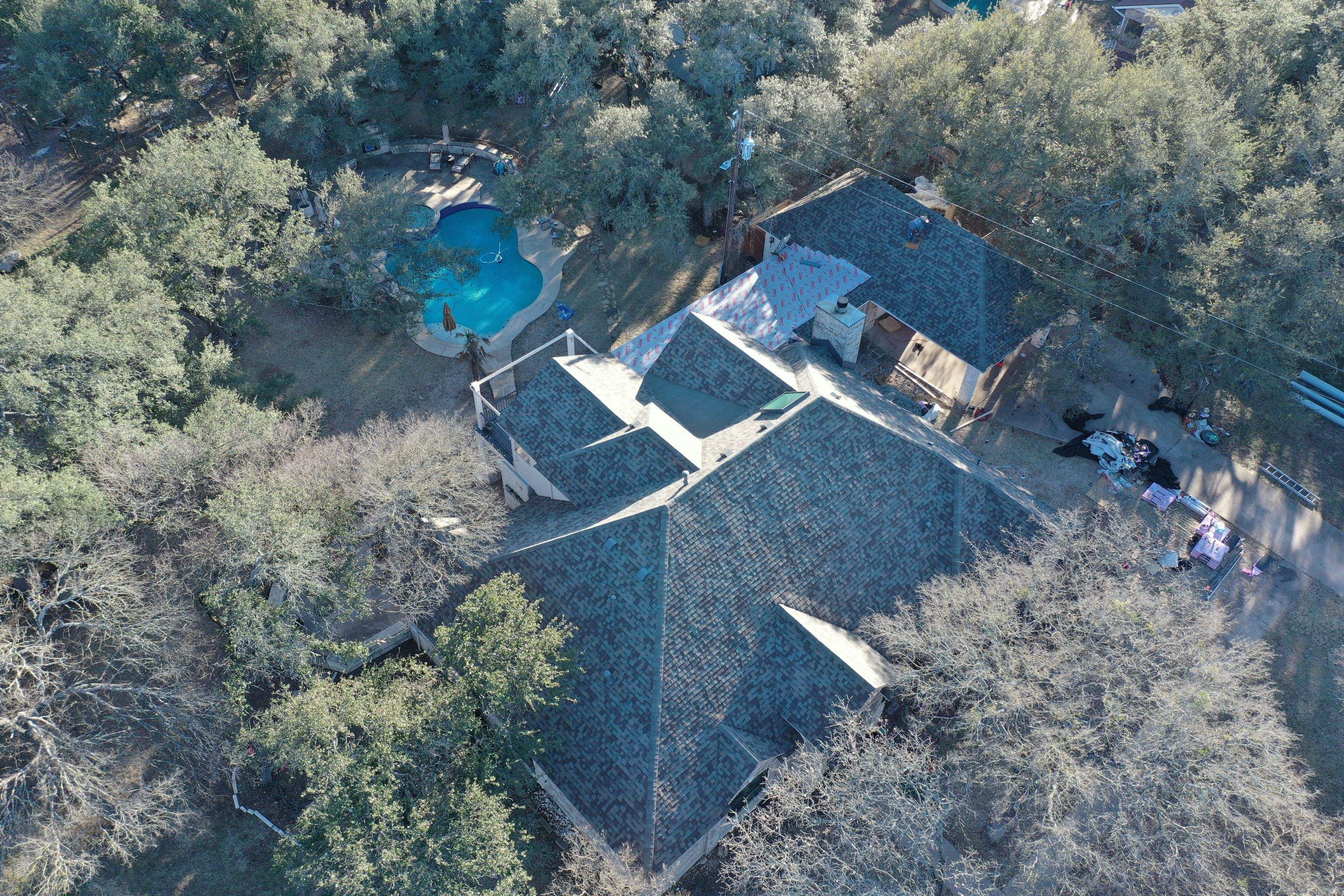 Residential Roof Replacement using Owens Corning Duration by Action Exteriors Austin