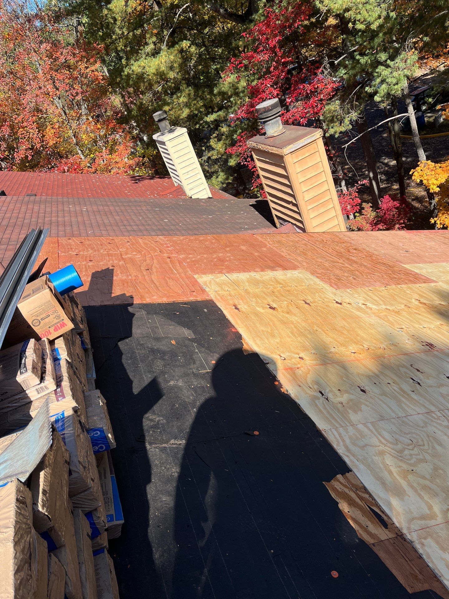 Reston: Residential Roof Replacement with CertainTeed Landmark Pro Designer Shingles in Max Def Red Oak by RM Banning, Inc.