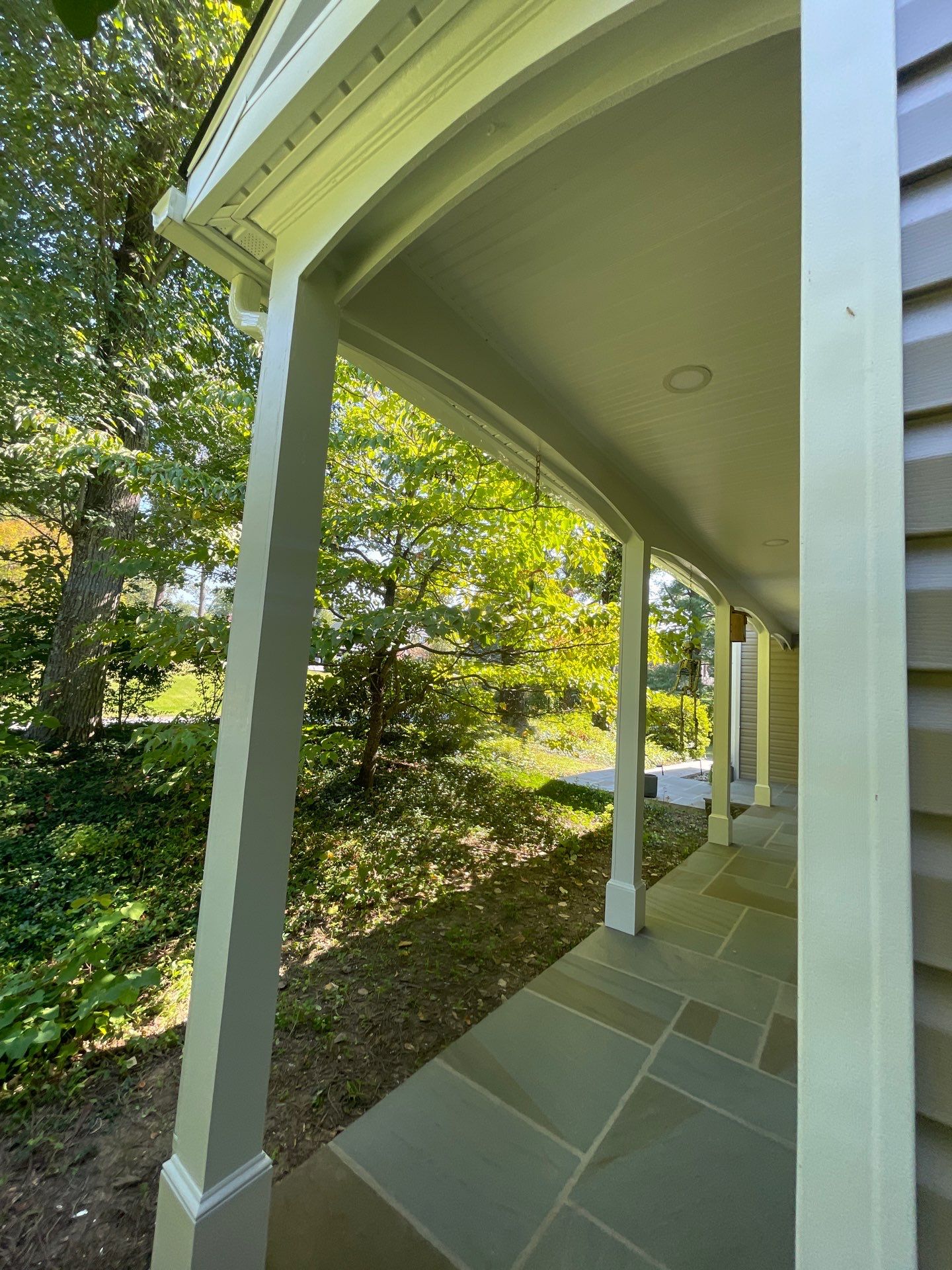 Exterior Porch Detail Refresh in Rose Valley by Groovy Hues